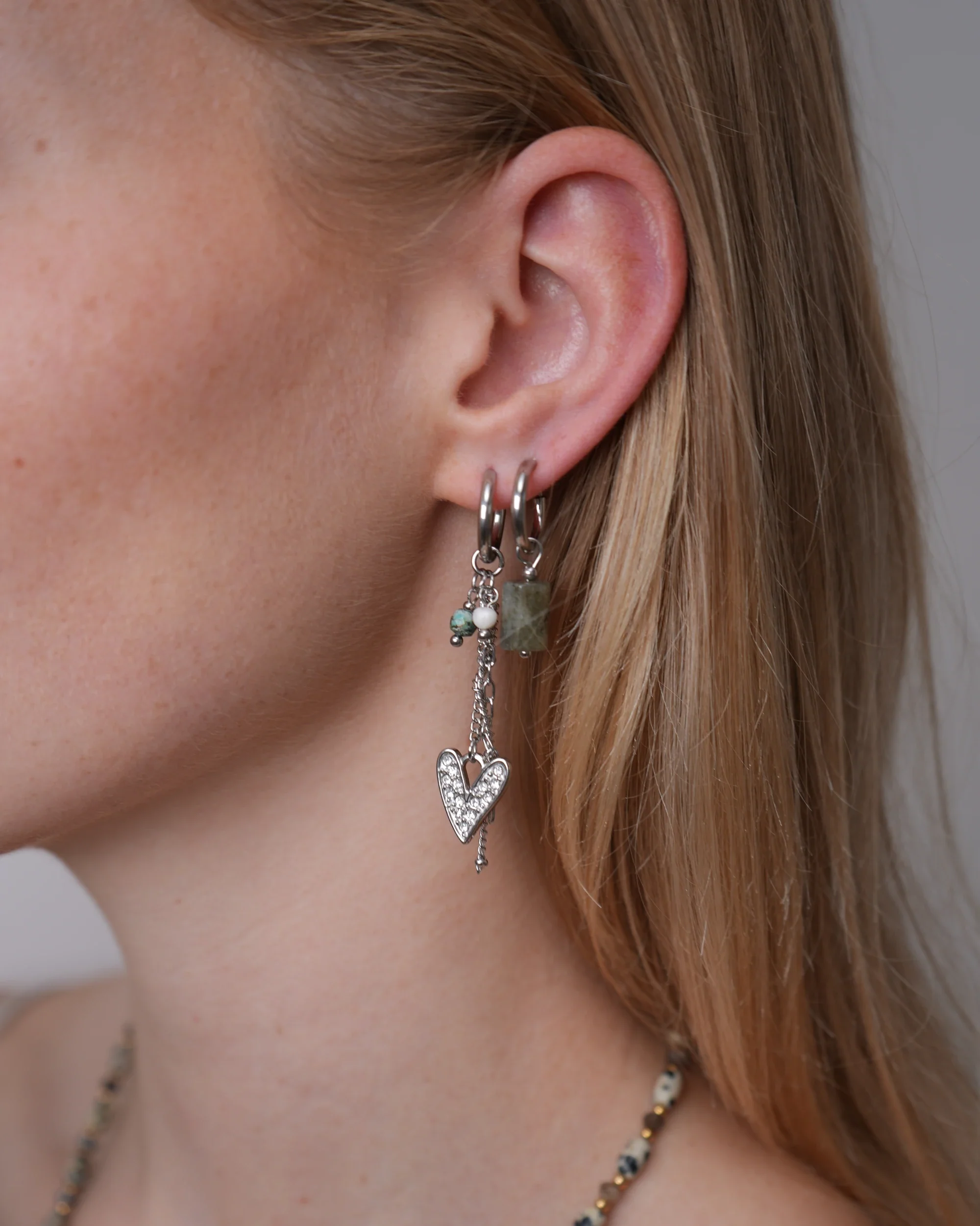 Rosaliea - Boucles d'oreilles - Acier inoxydable - Image 3
