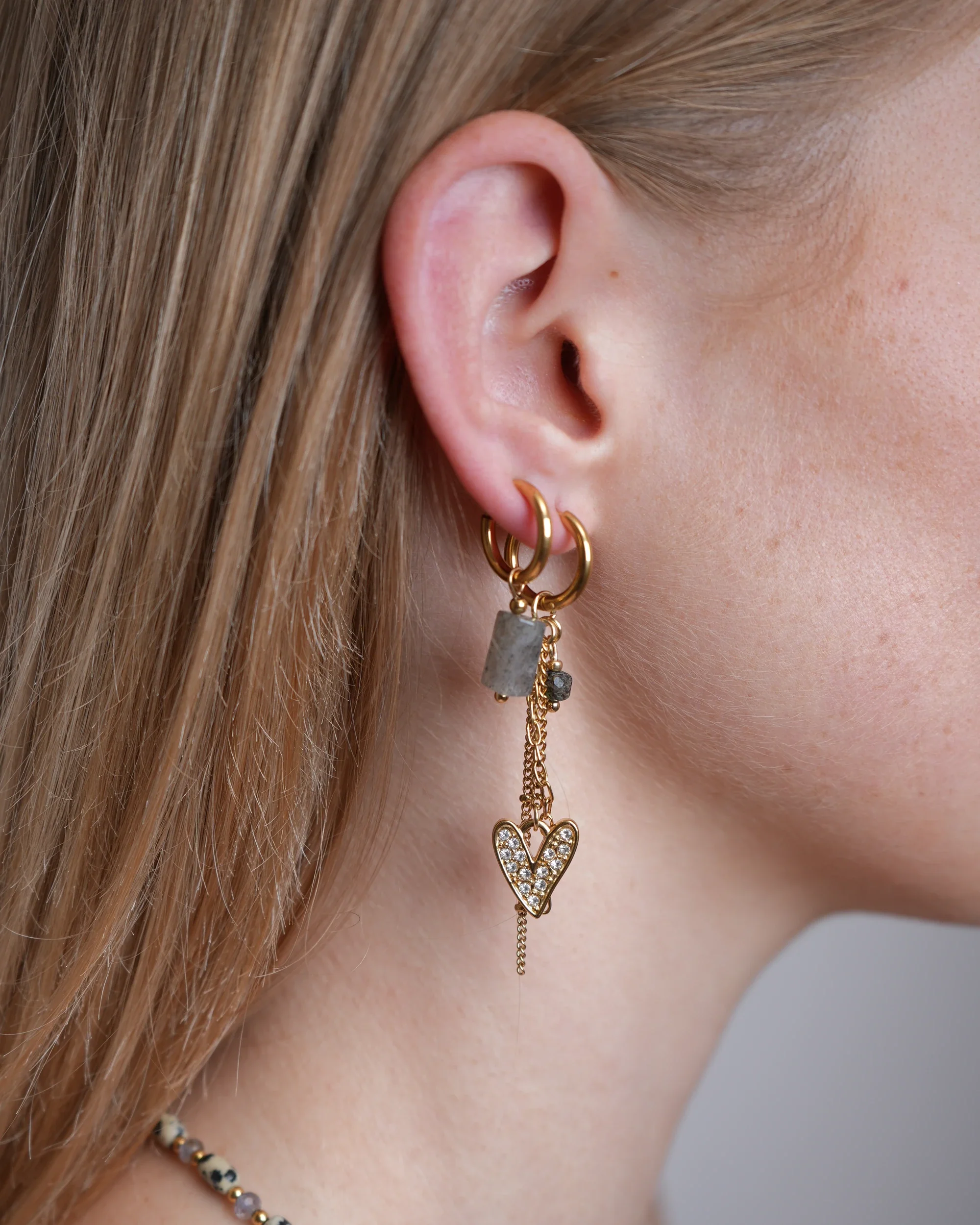 Rosaliea - Boucles d'oreilles - Acier inoxydable - Image 4