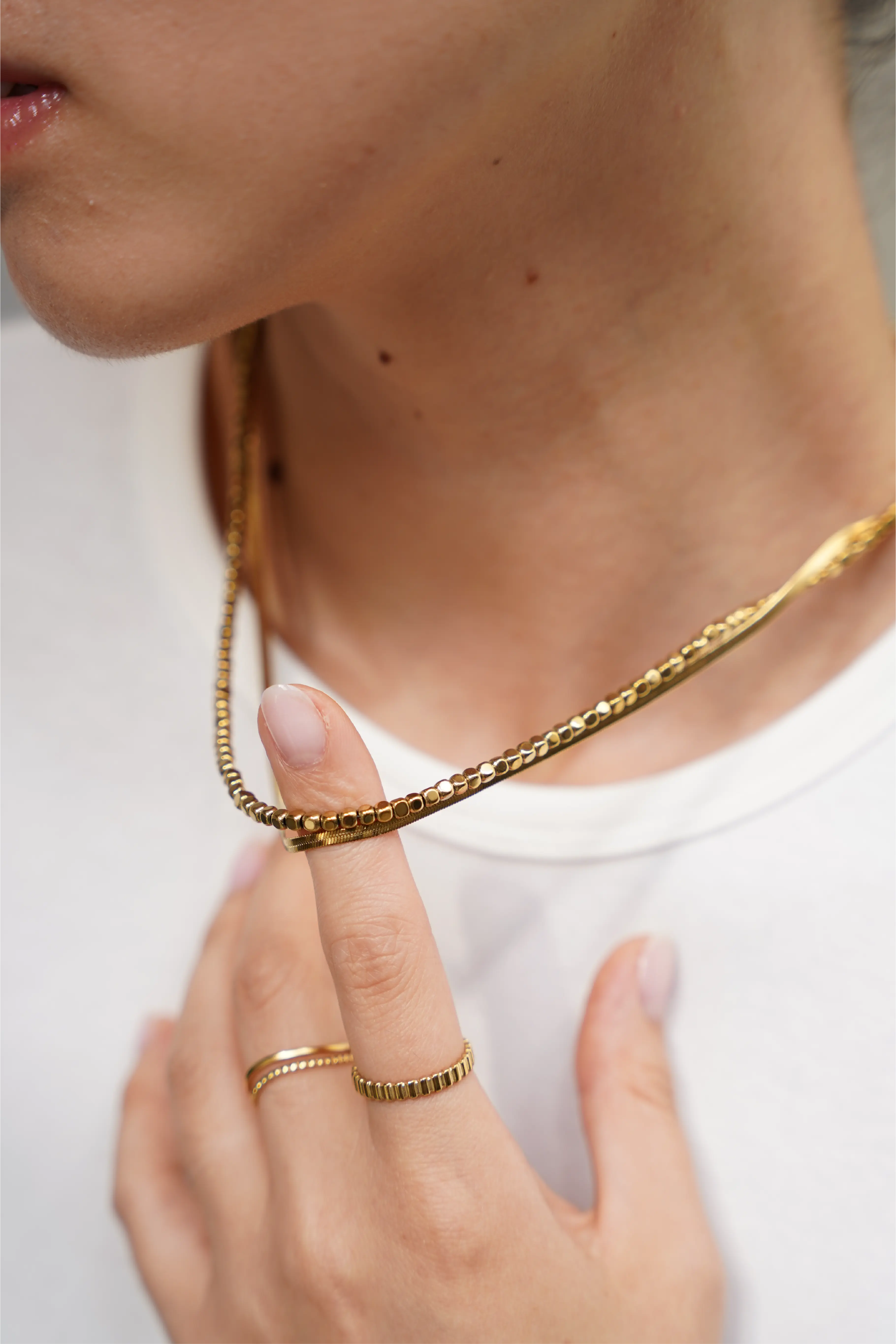 Round Circle - Collier - Acier inoxydable - Image 3
