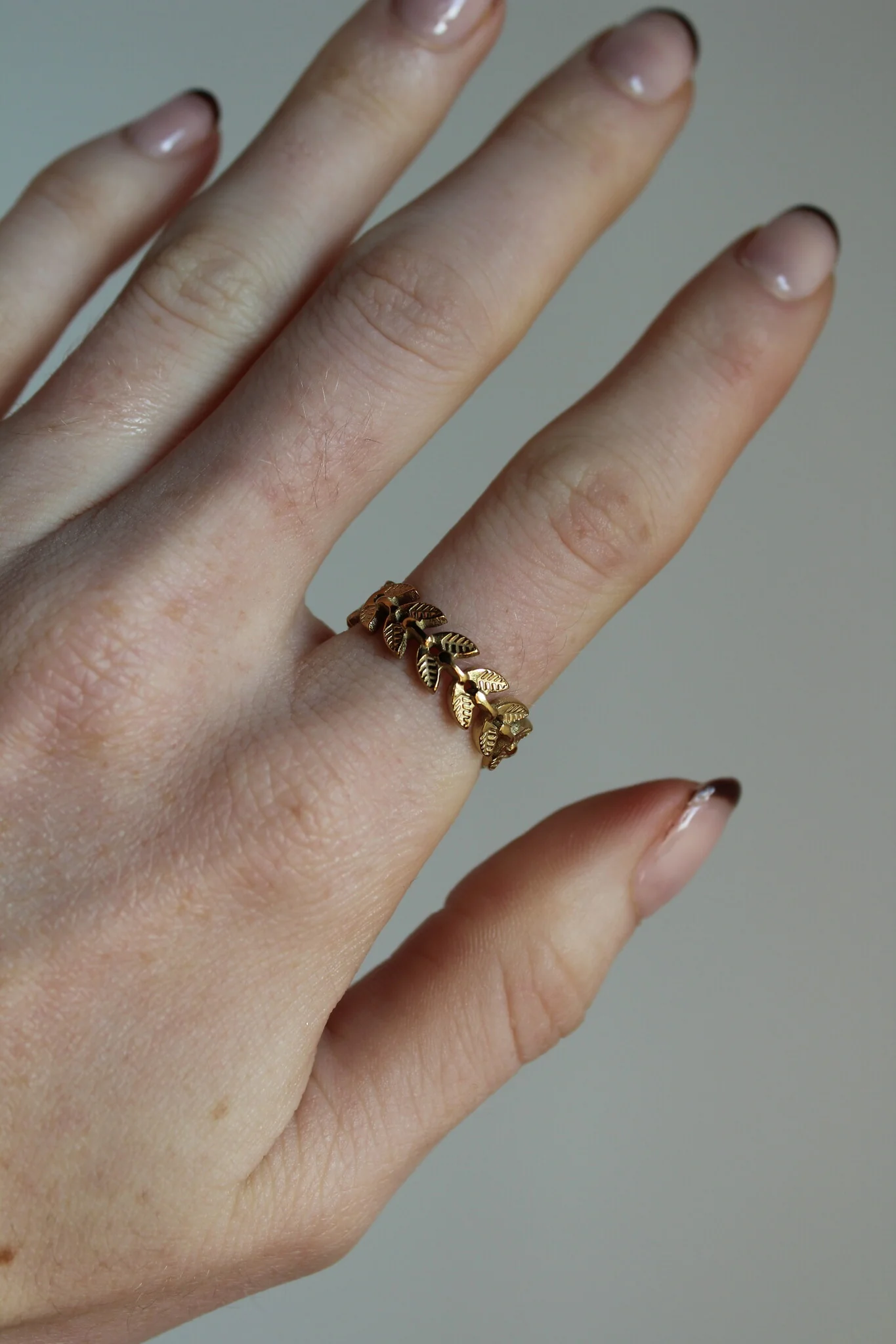 Round Leafs - Bague - Acier inoxydable - Image 2