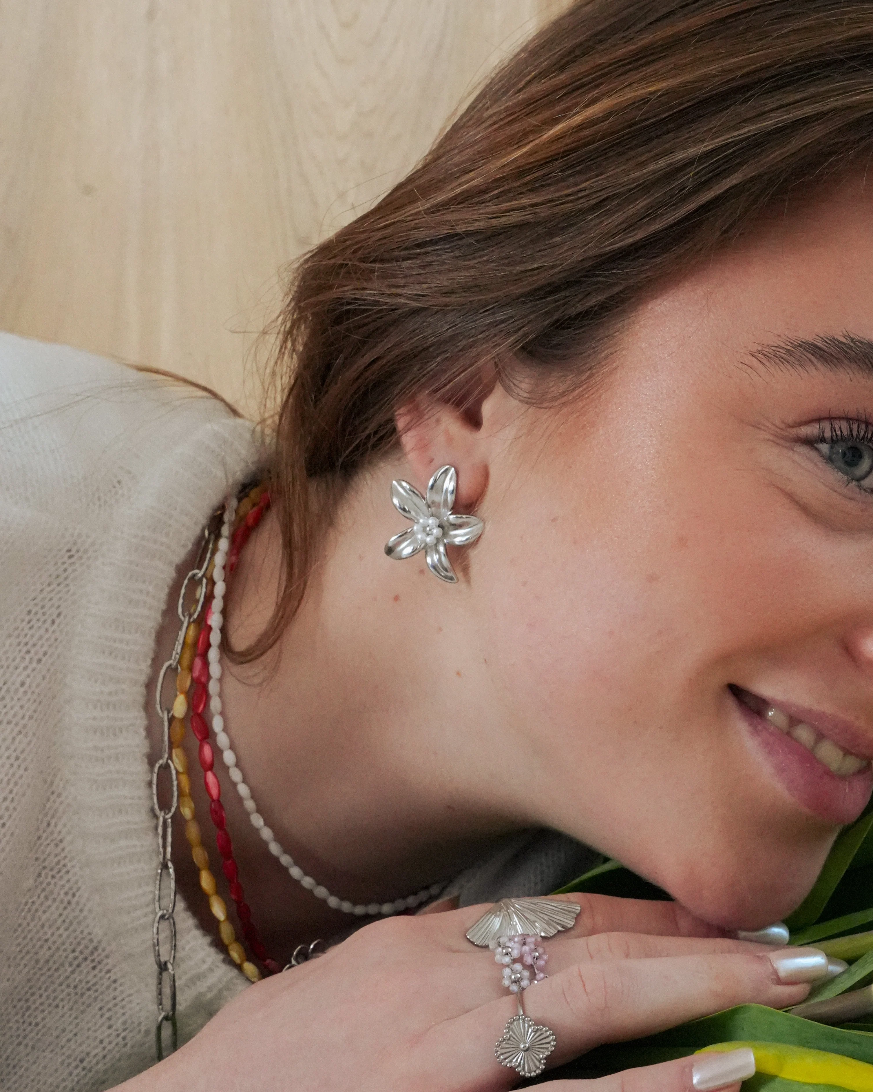 Rue - Boucles d'oreilles - Acier inoxydable - Image 5
