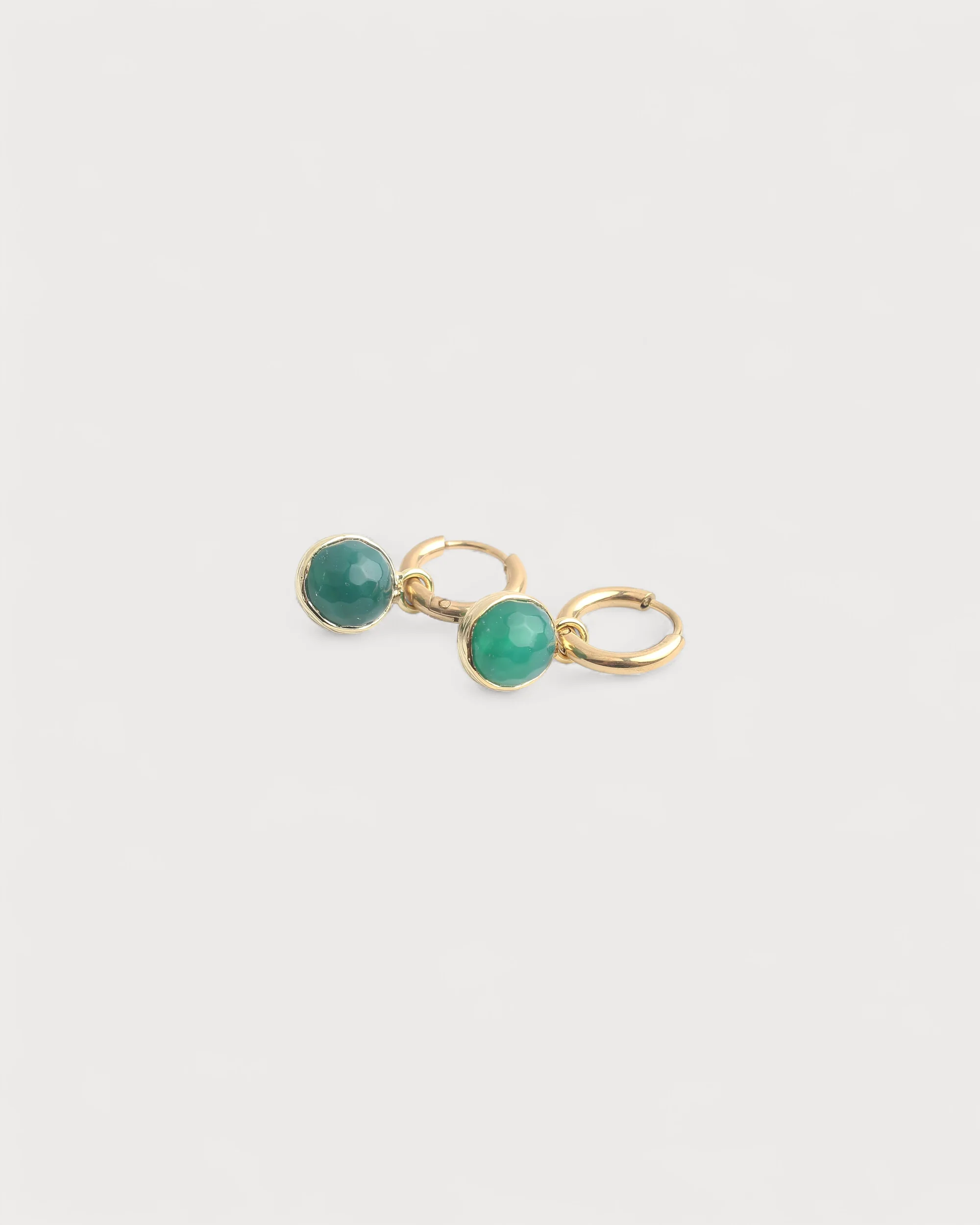 Saar - Boucles d'oreilles - Pierre naturelle - Acier inoxydable - Image 6