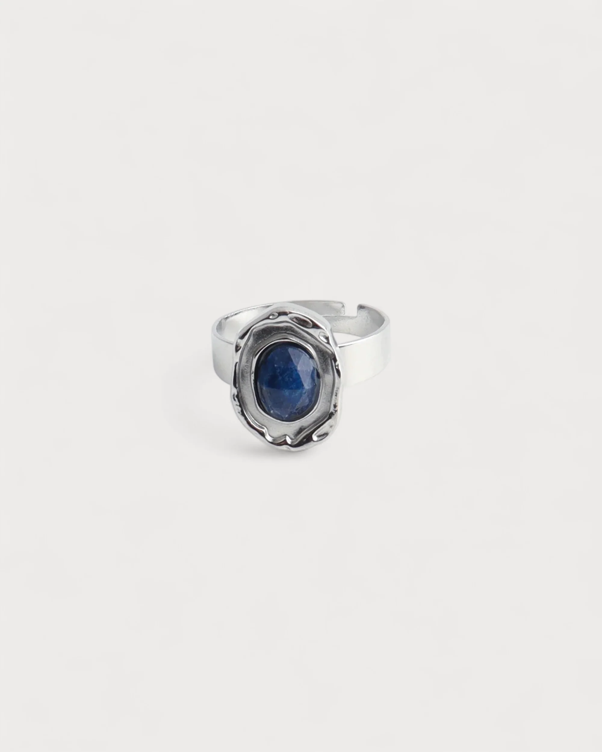 Salomé - Bague - Pierre naturelle - Acier inoxydable - Ajustable - Image 7