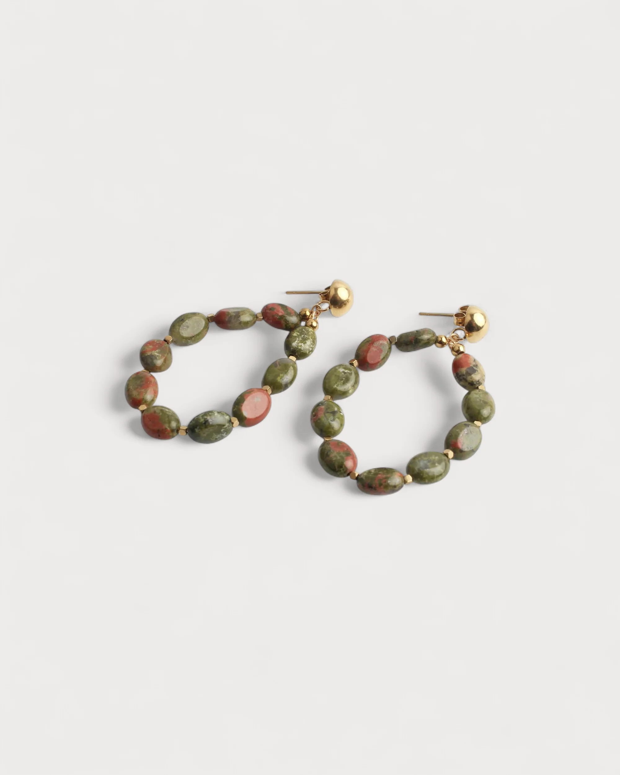 Sarahlee - Boucles d'oreilles - Pierre naturelle - Acier inoxydable - Image 3