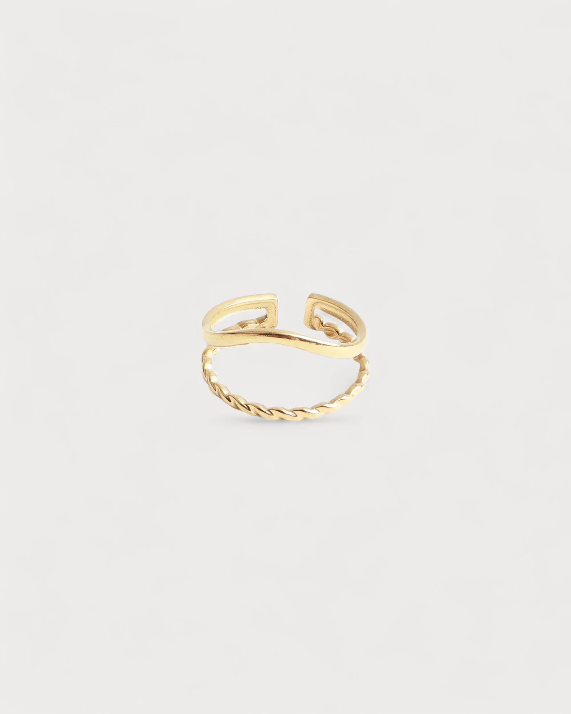 Sascha - Bague - Acier inoxydable - Ajustable
