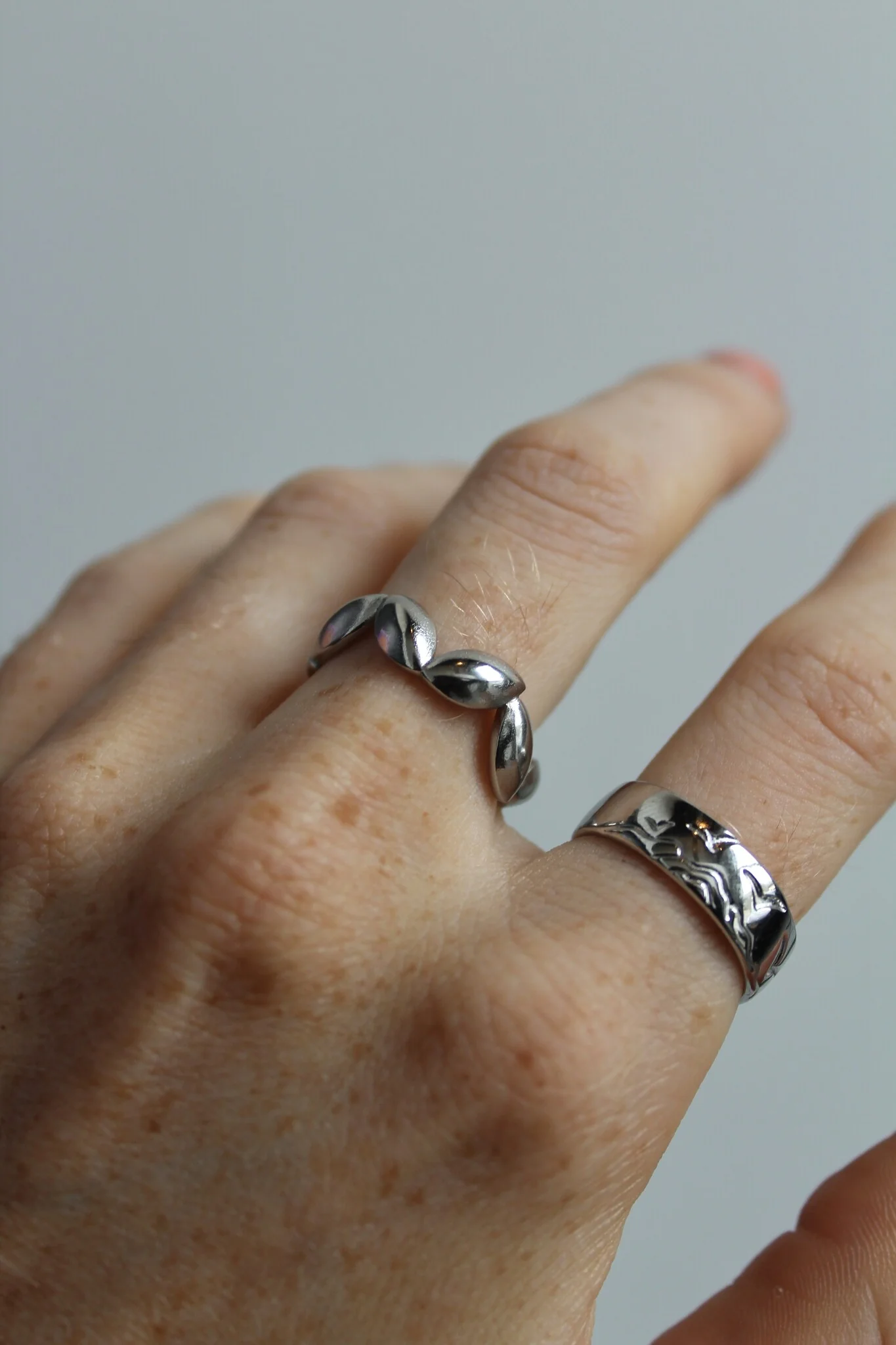 Sena - Bague - Acier inoxydable - Ajustable - Image 7