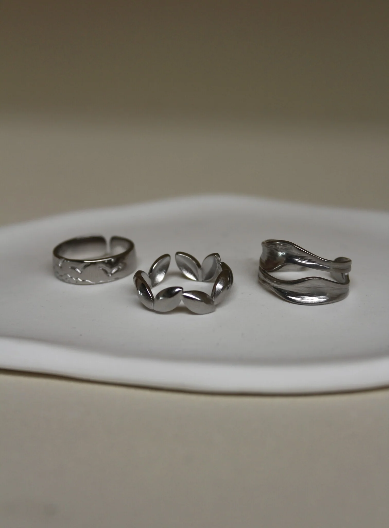 Sena - Bague - Acier inoxydable - Ajustable - Image 8