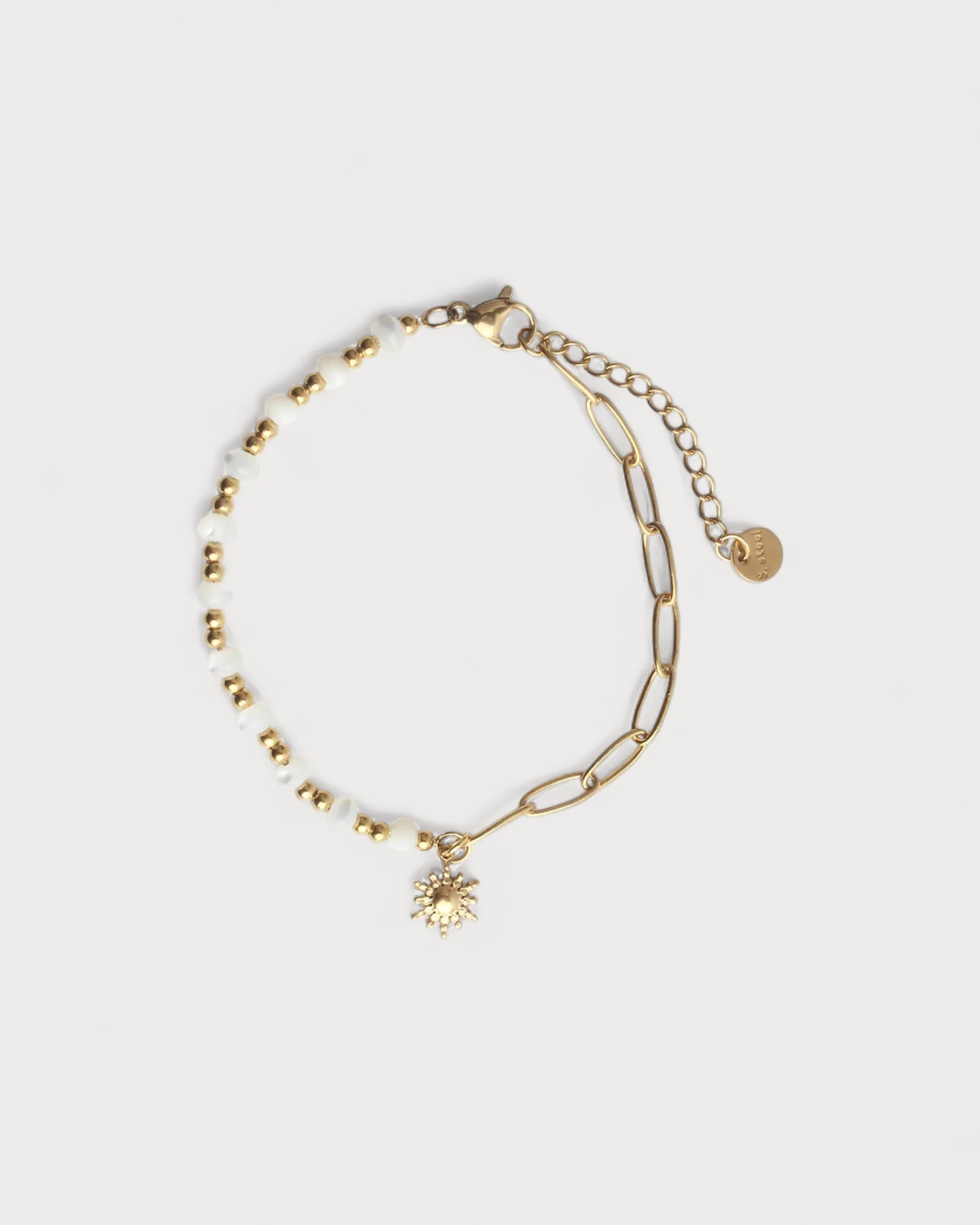 Coquillage et chaîne - Bracelet - Acier inoxydable - Image 3
