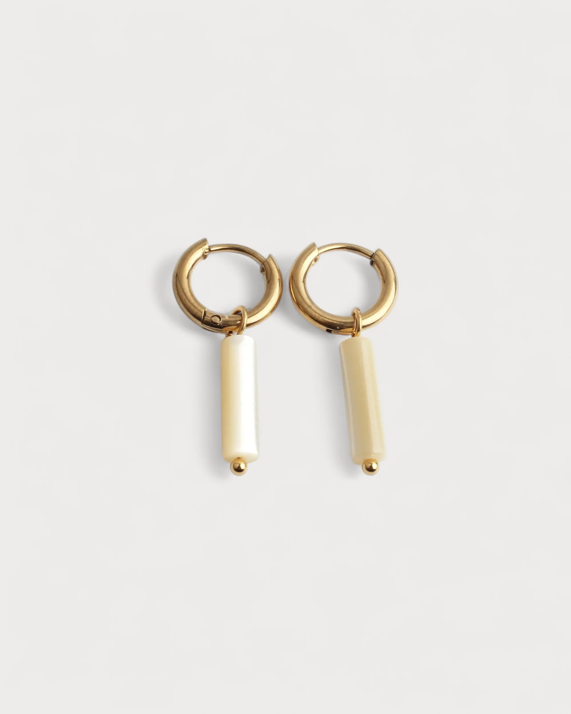Coquillage - Boucles d'oreilles - Acier inoxydable