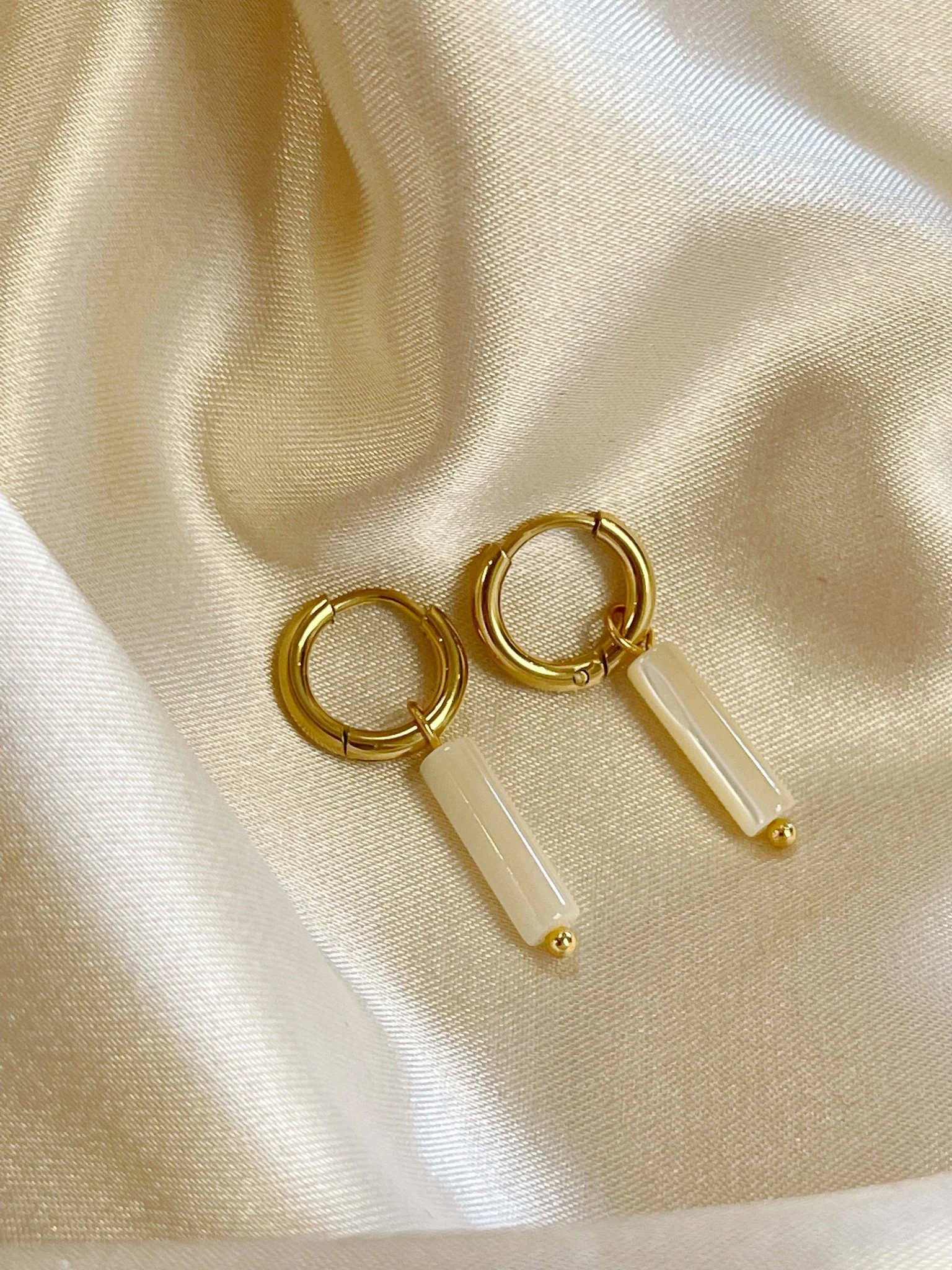 Coquillage - Boucles d'oreilles - Acier inoxydable - Image 3