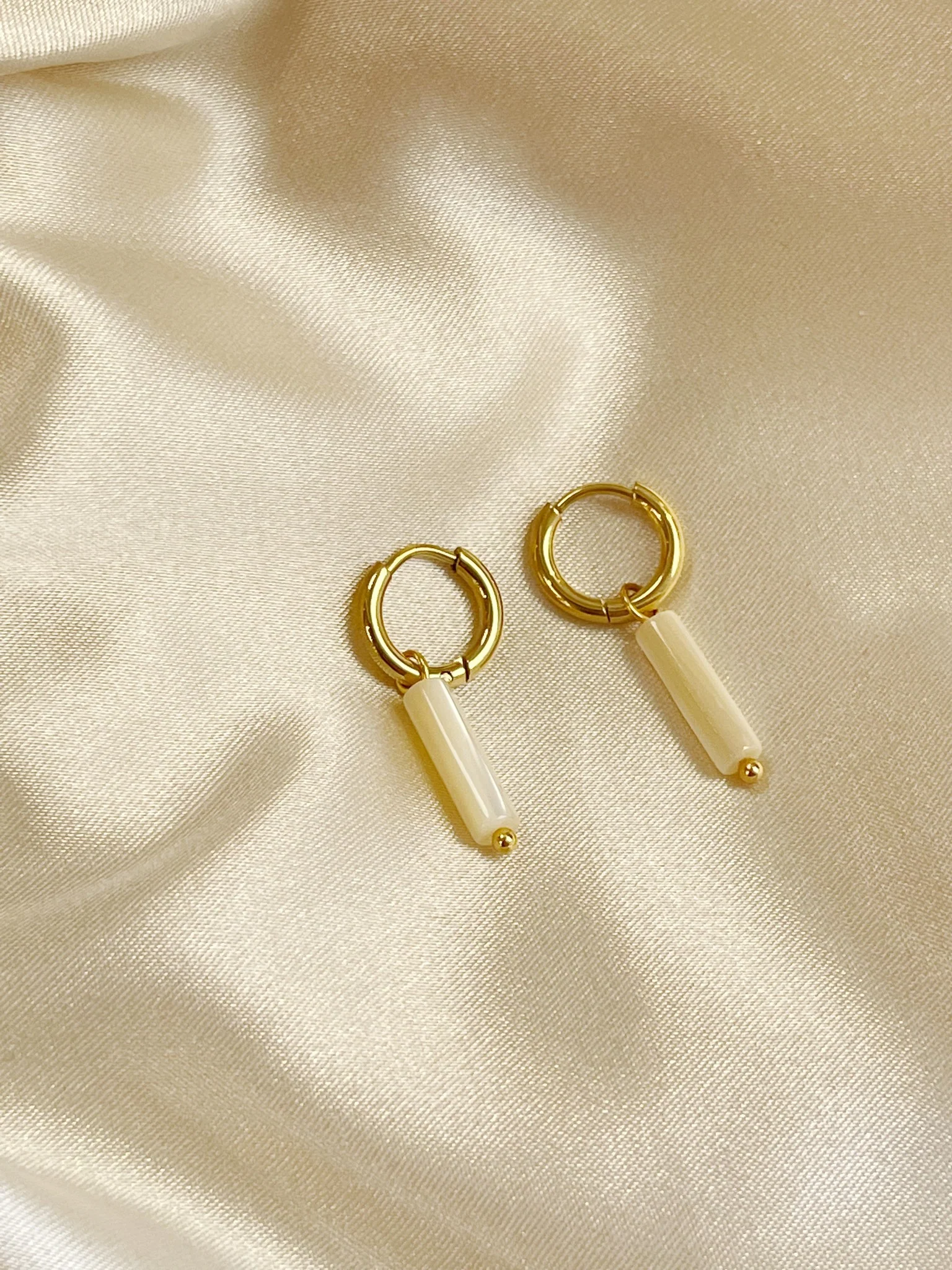 Coquillage - Boucles d'oreilles - Acier inoxydable - Image 4