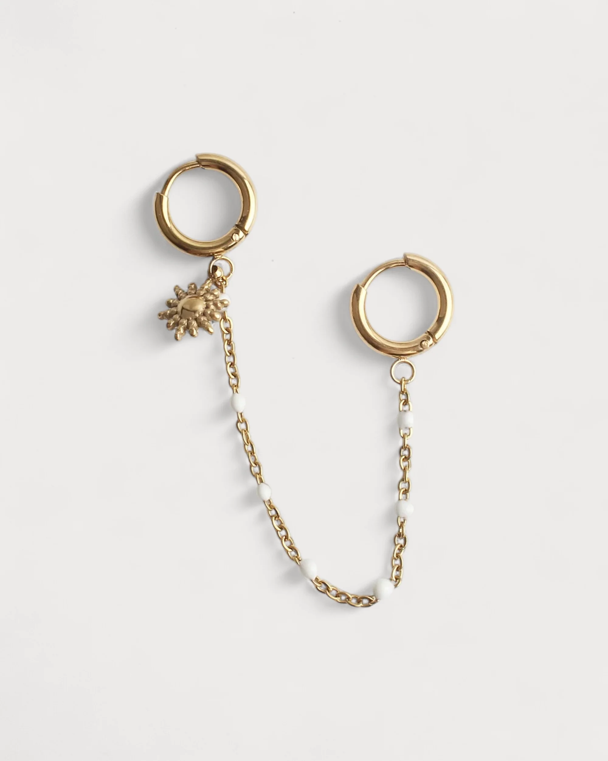 Shine - Boucle d'oreille double - Acier inoxydable - Image 3