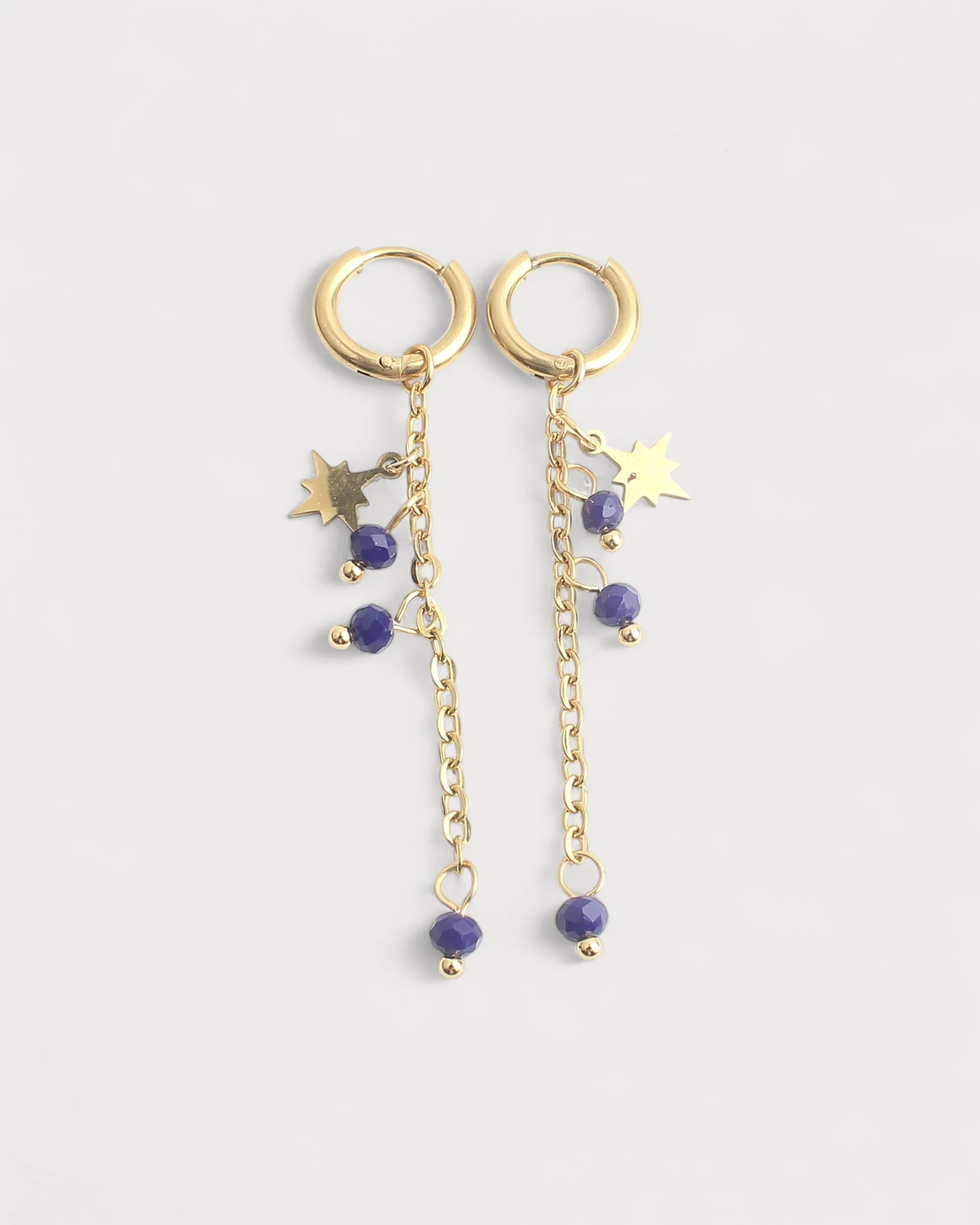 Étoiles filantes - Boucles d'oreilles - Acier inoxydable - Image 3