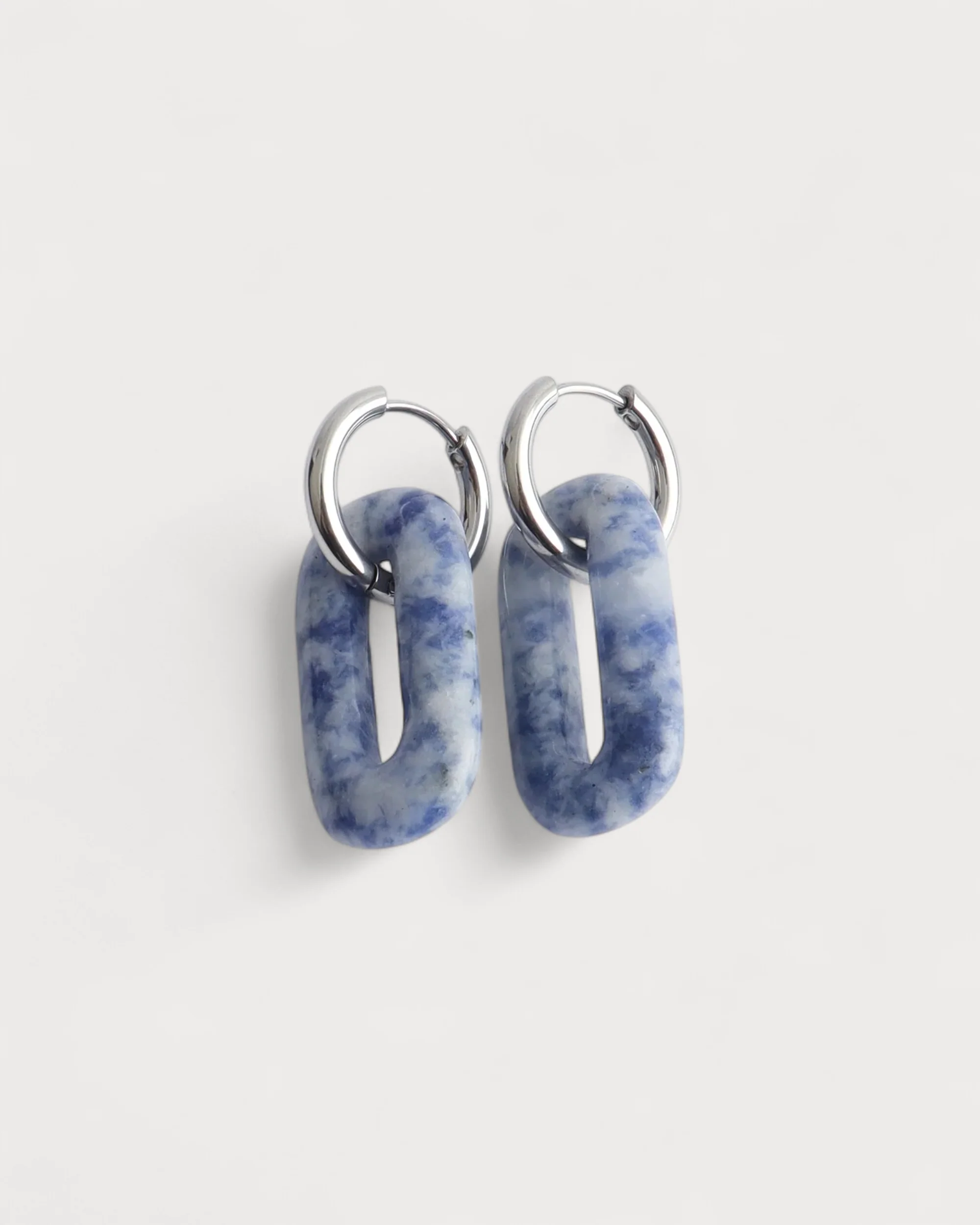 Sierra - Boucles d'oreilles - Pierre naturelle - Acier inoxydable - Image 6