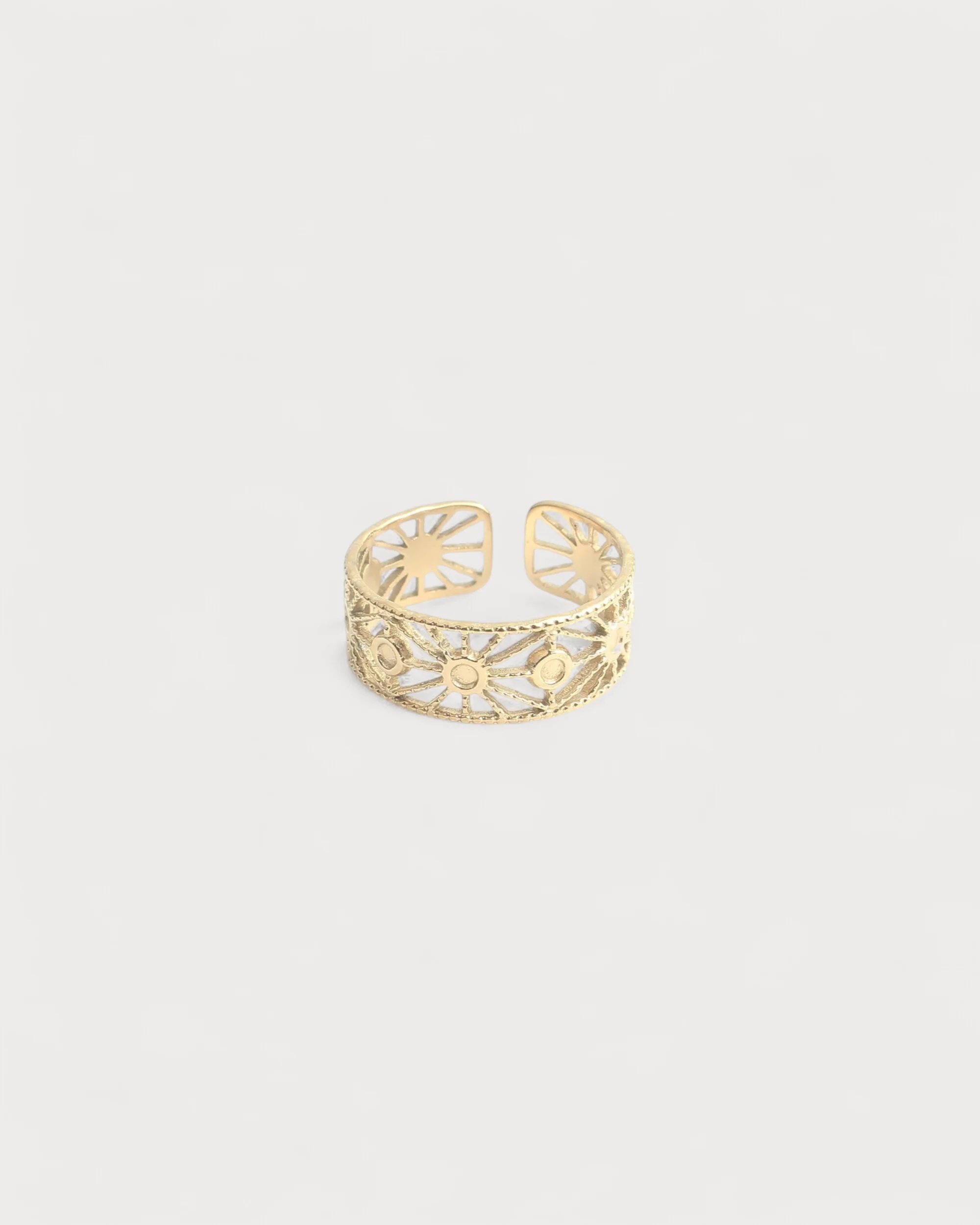 Sola - Bague - Acier inoxydable - Ajustable