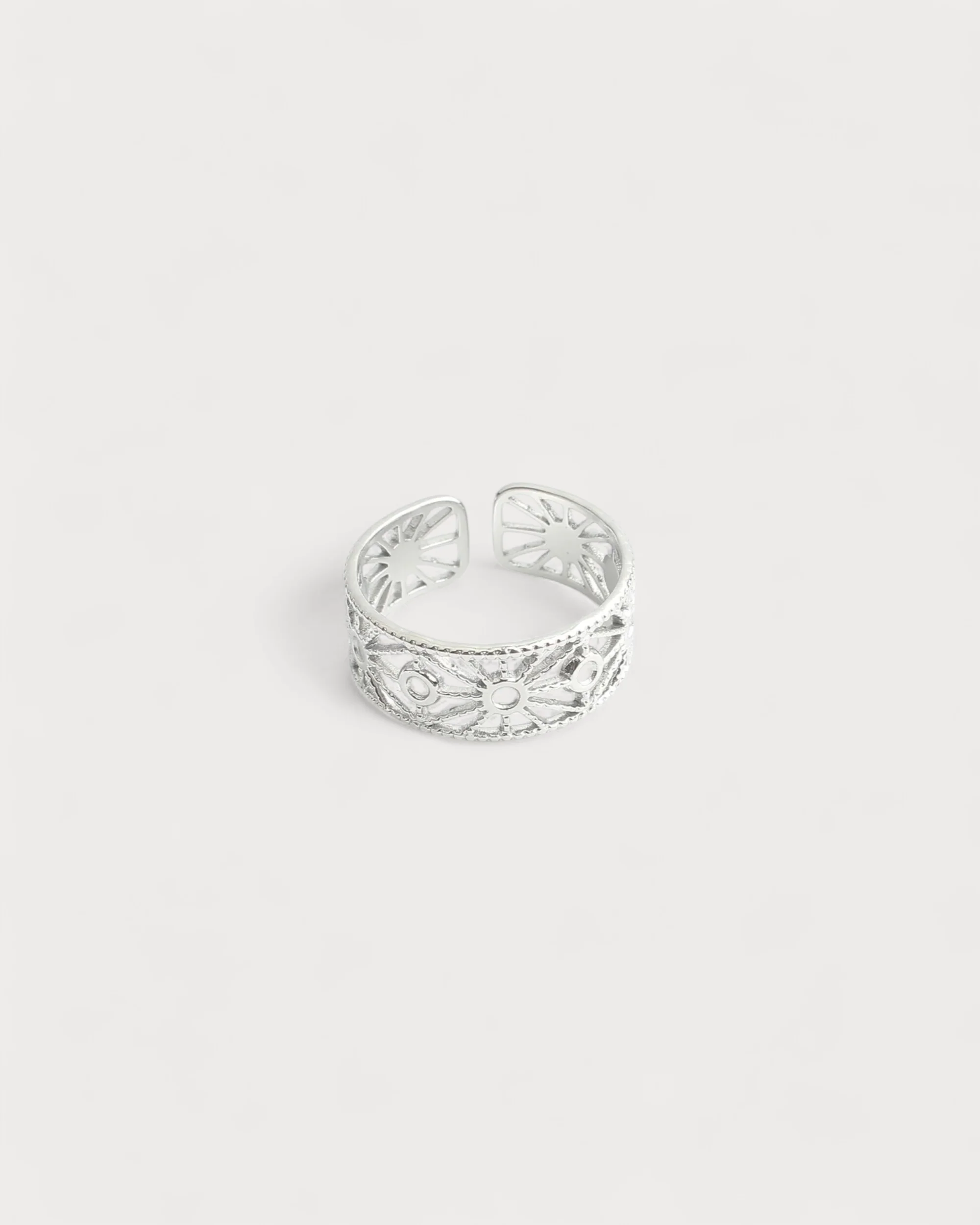 Sola - Bague - Acier inoxydable - Ajustable - Image 3