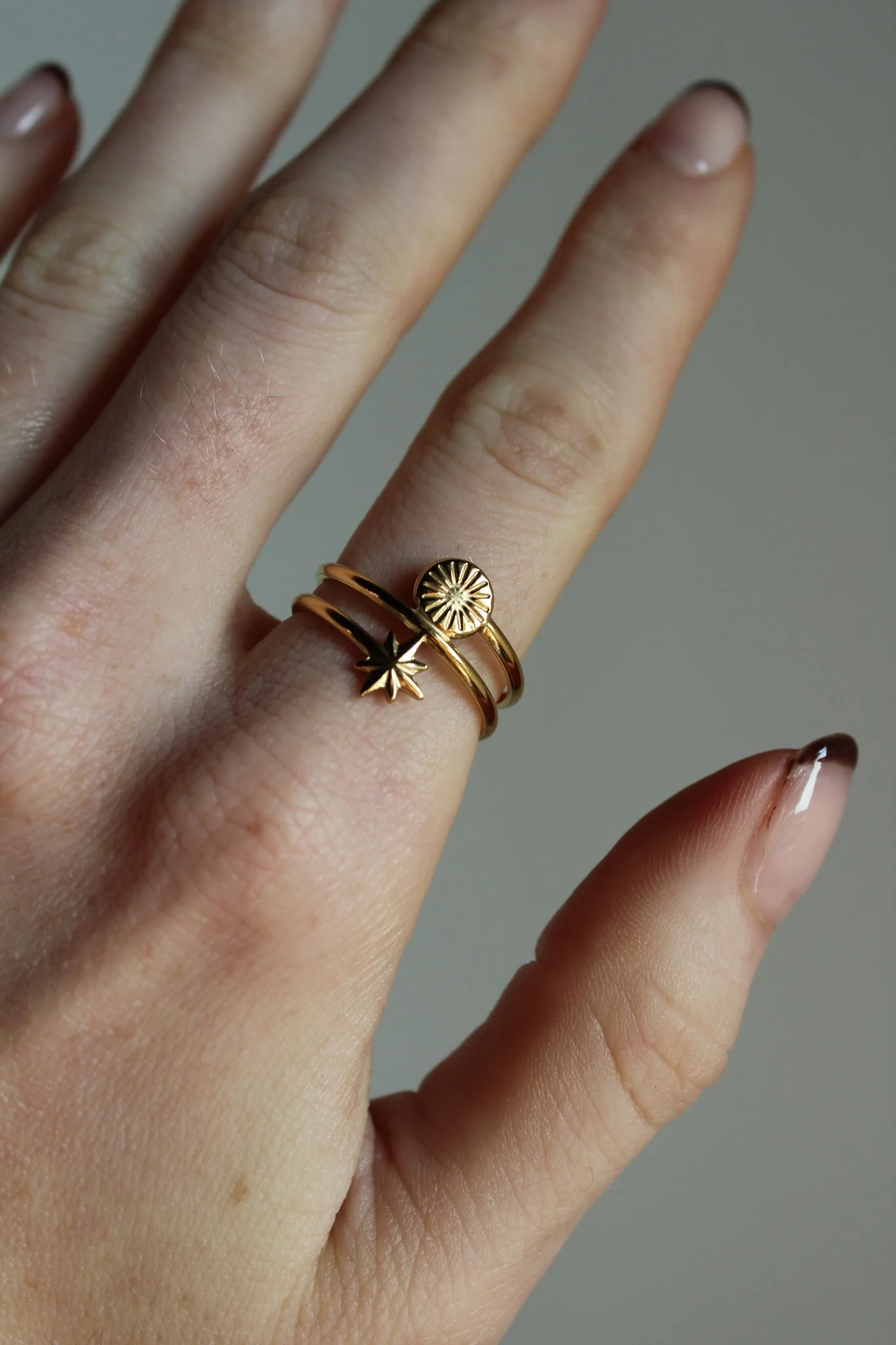 Solaire - Bague - Acier inoxydable - Ajustable - Image 2