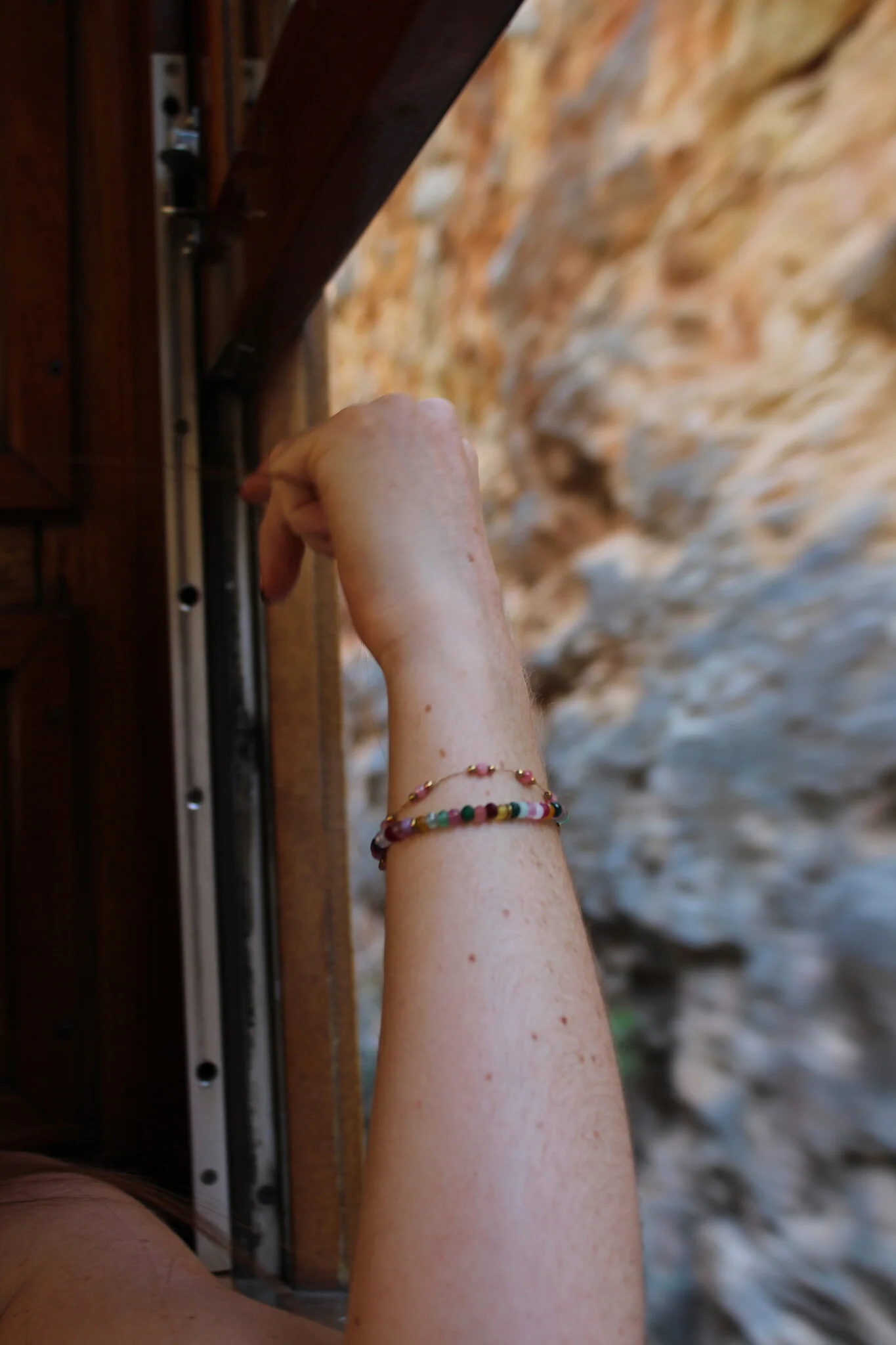 Sophia - Bracelet - Pierre naturelle - Acier inoxydable - Image 15