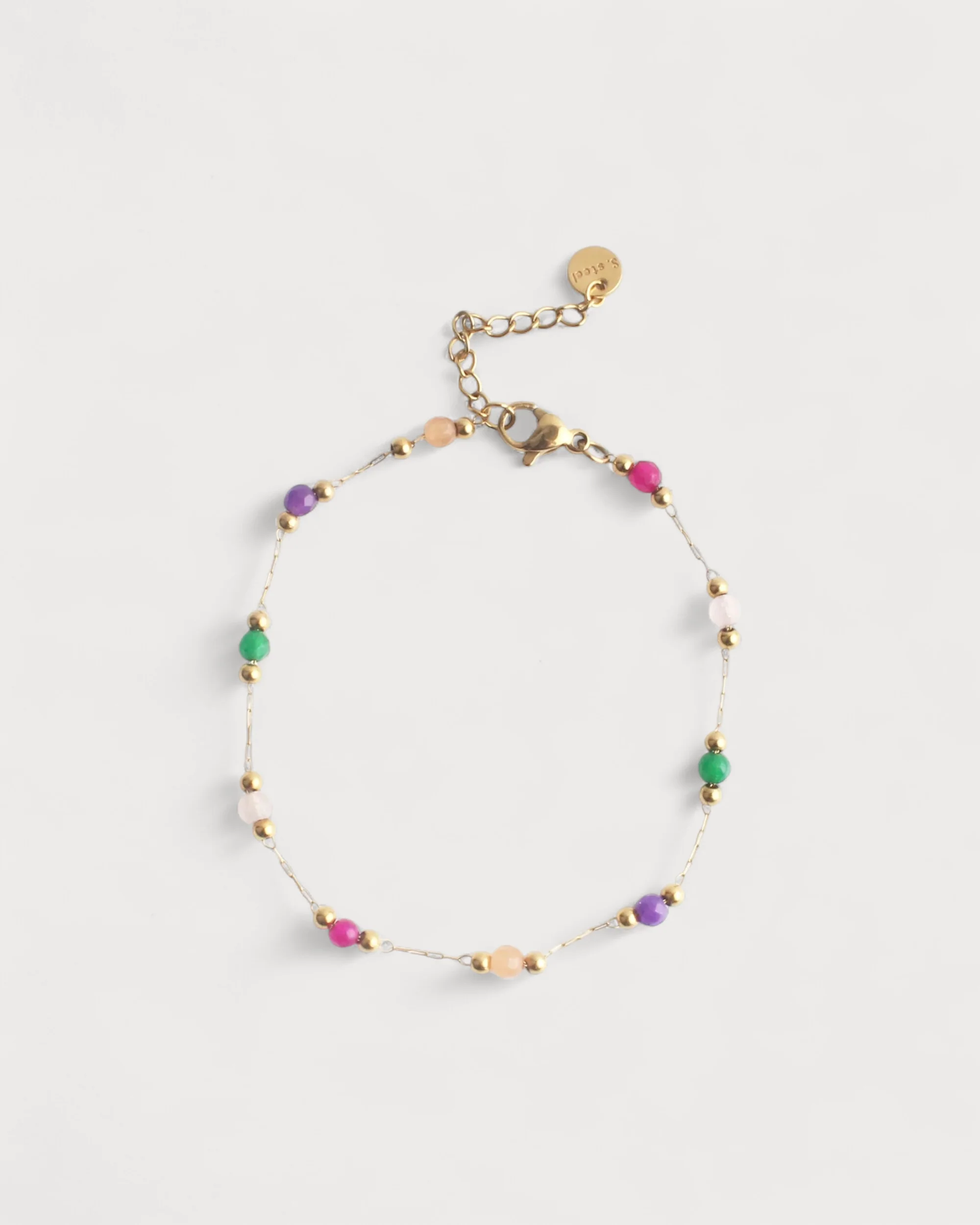 Sophia - Bracelet - Pierre naturelle - Acier inoxydable - Image 7