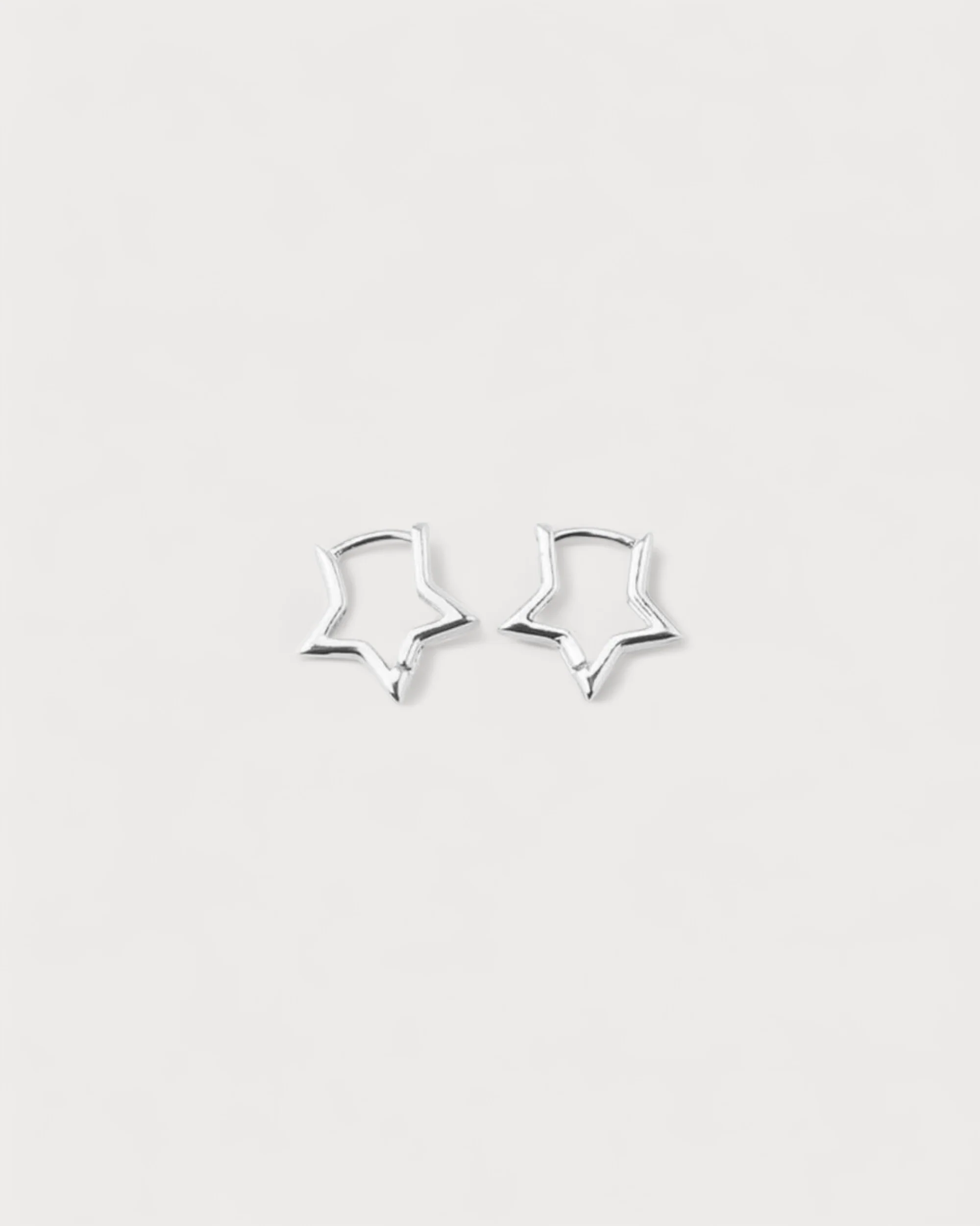 Étoile - Boucles d'oreilles - Plaqué - Image 3