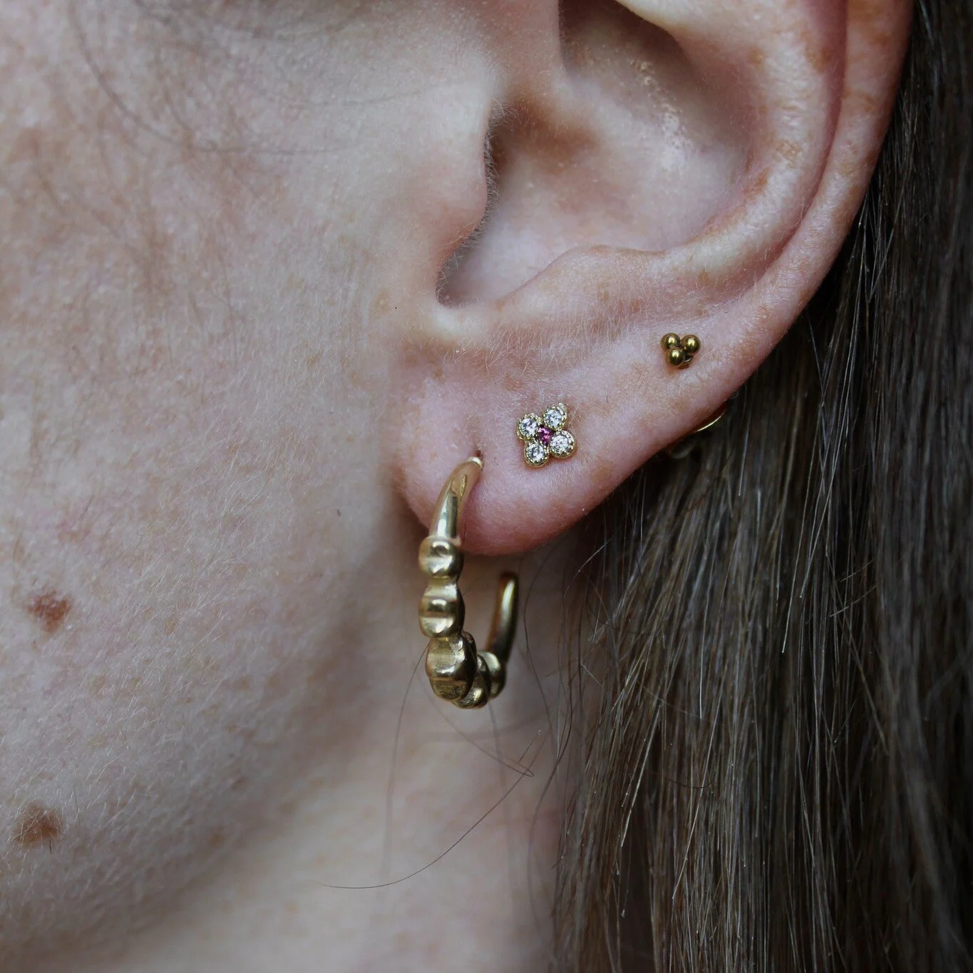Nuit étoilée - Boucles d'oreilles - Acier inoxydable - Image 2