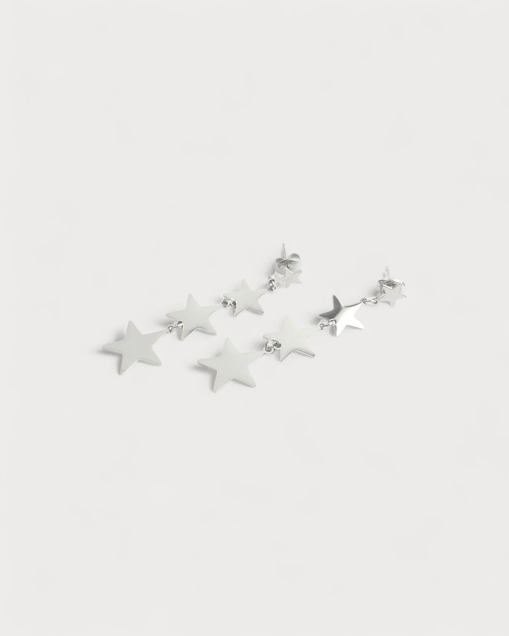 Étoiles, étoiles, étoiles - Boucles d'oreilles - Acier inoxydable - Image 3