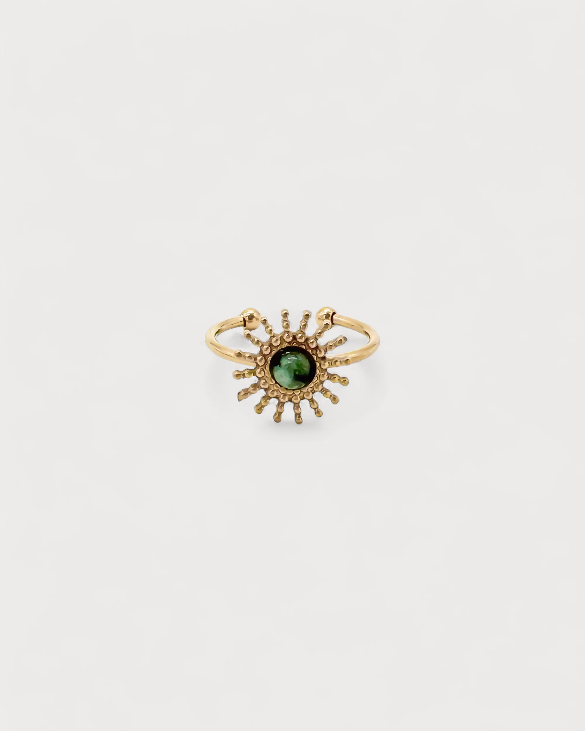 Sunny - Bague - Pierre naturelle - Acier inoxydable - Tellable - Image 3