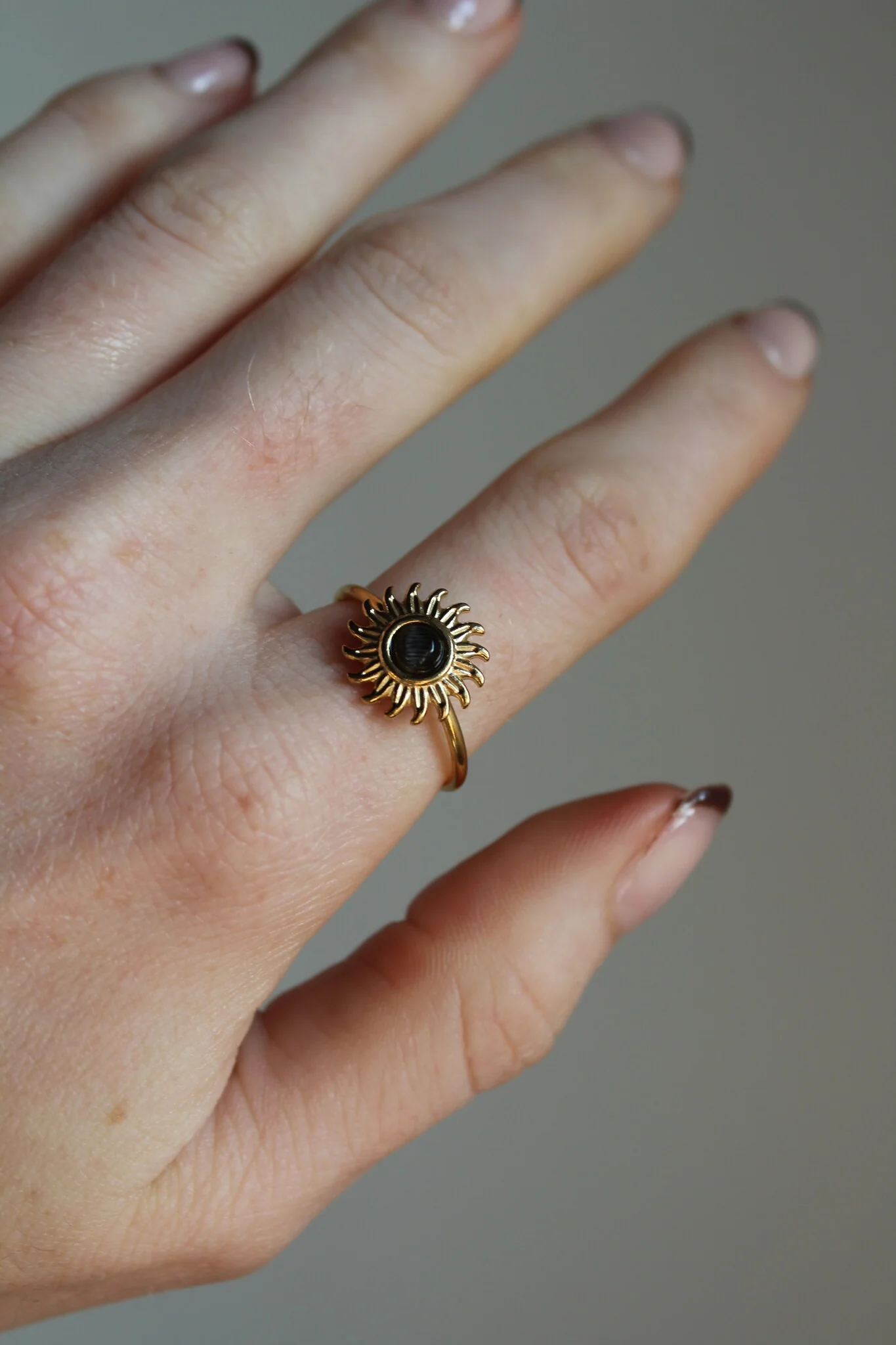 Sunshine - Bague - Acier inoxydable - Ajustable - Image 10