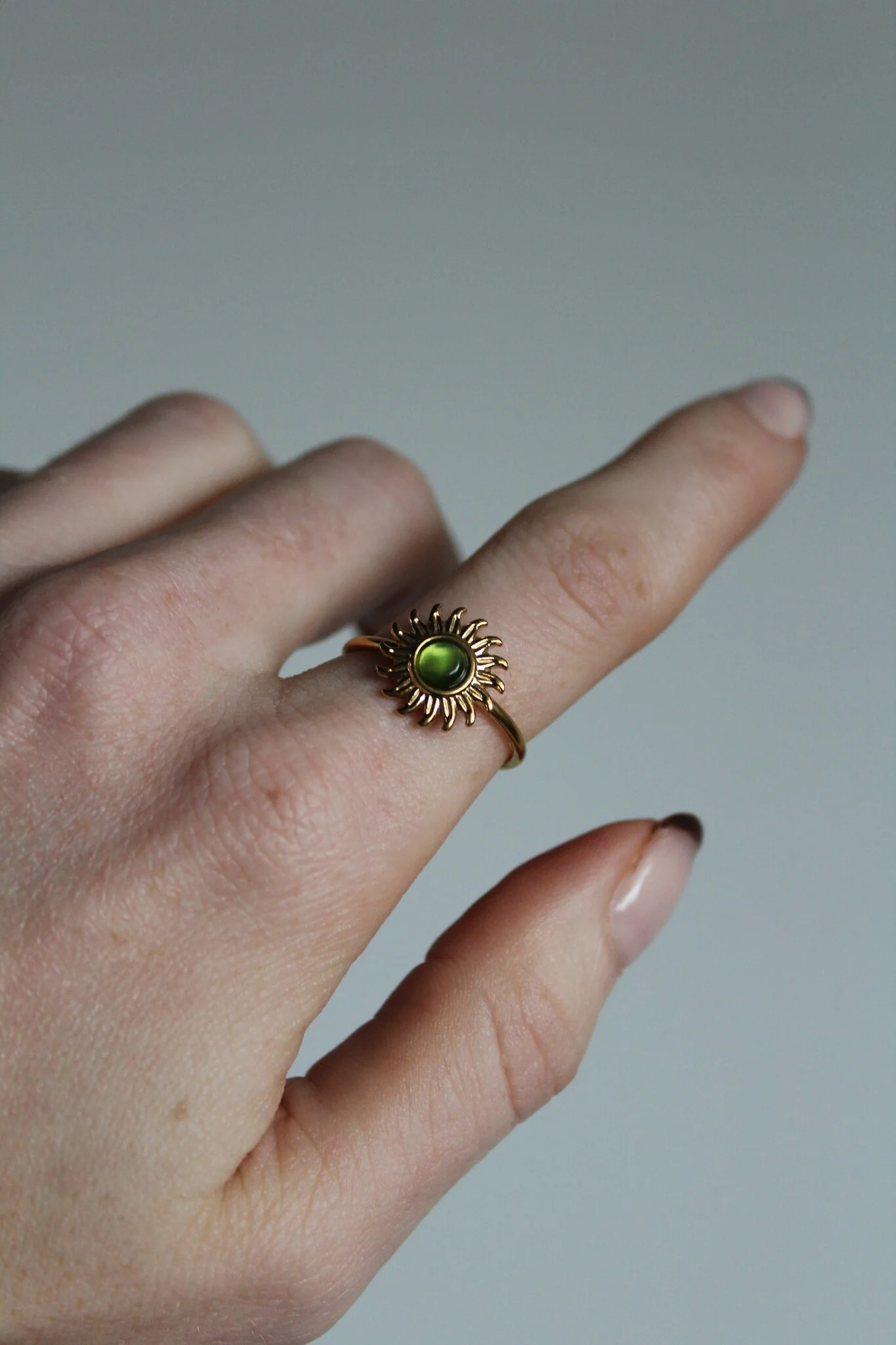 Sunshine - Bague - Acier inoxydable - Ajustable - Image 6