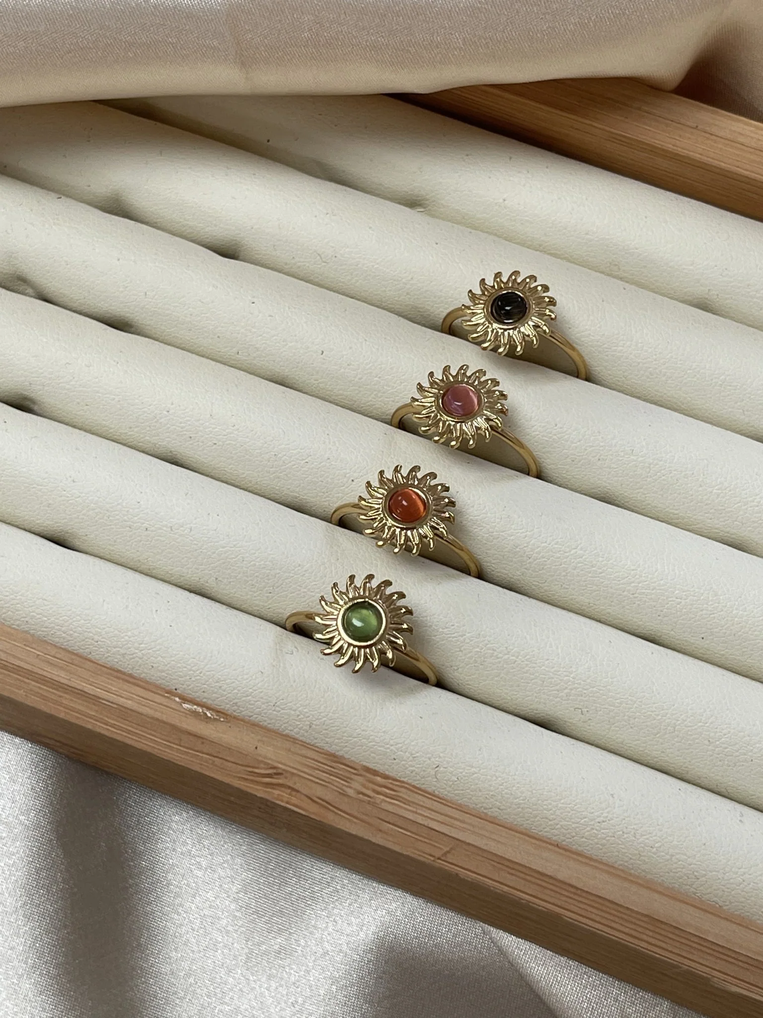 Sunshine - Bague - Acier inoxydable - Ajustable - Image 7