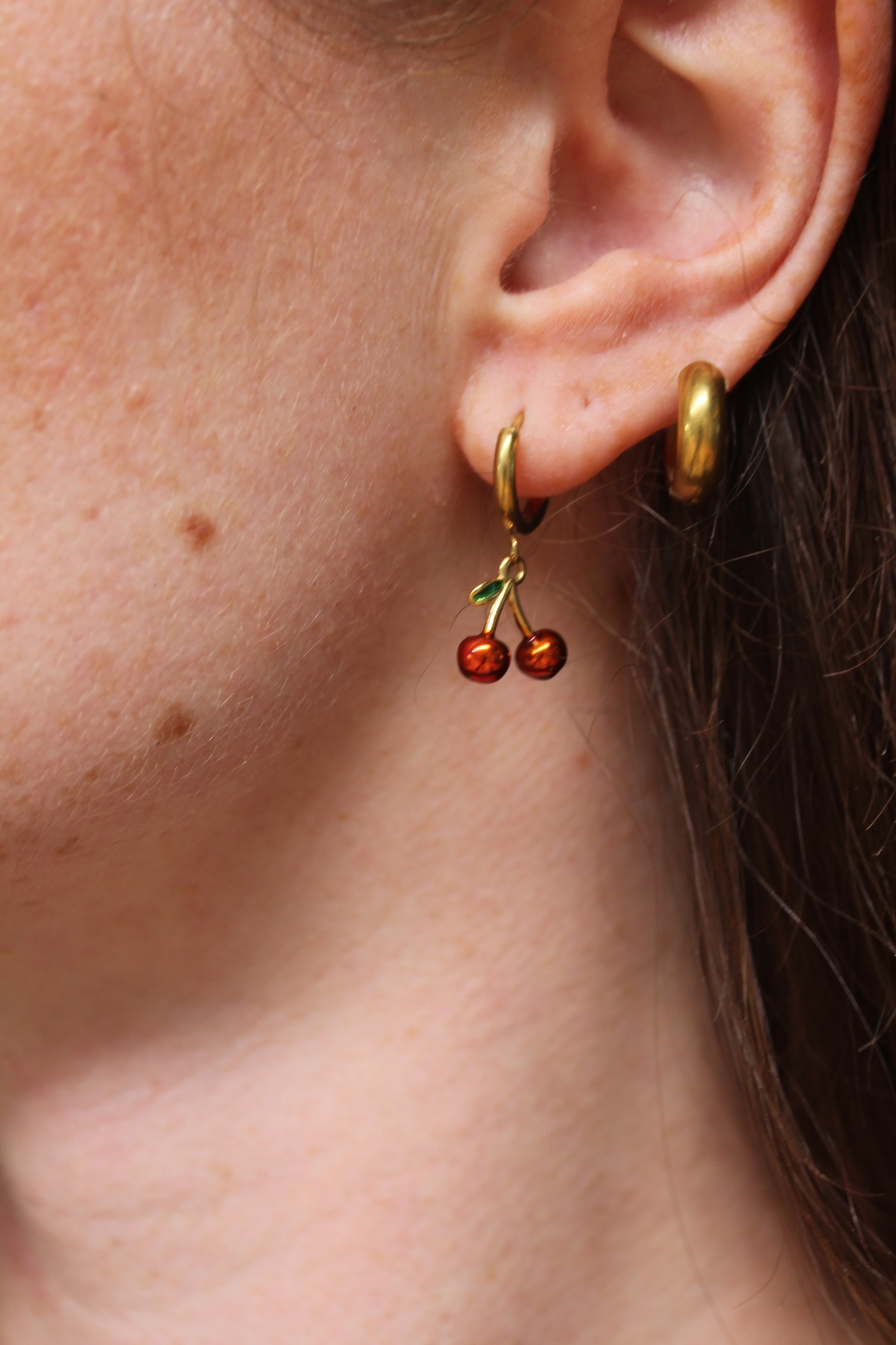 Sweet Cherry - Boucles d'oreilles - Acier inoxydable - Image 2