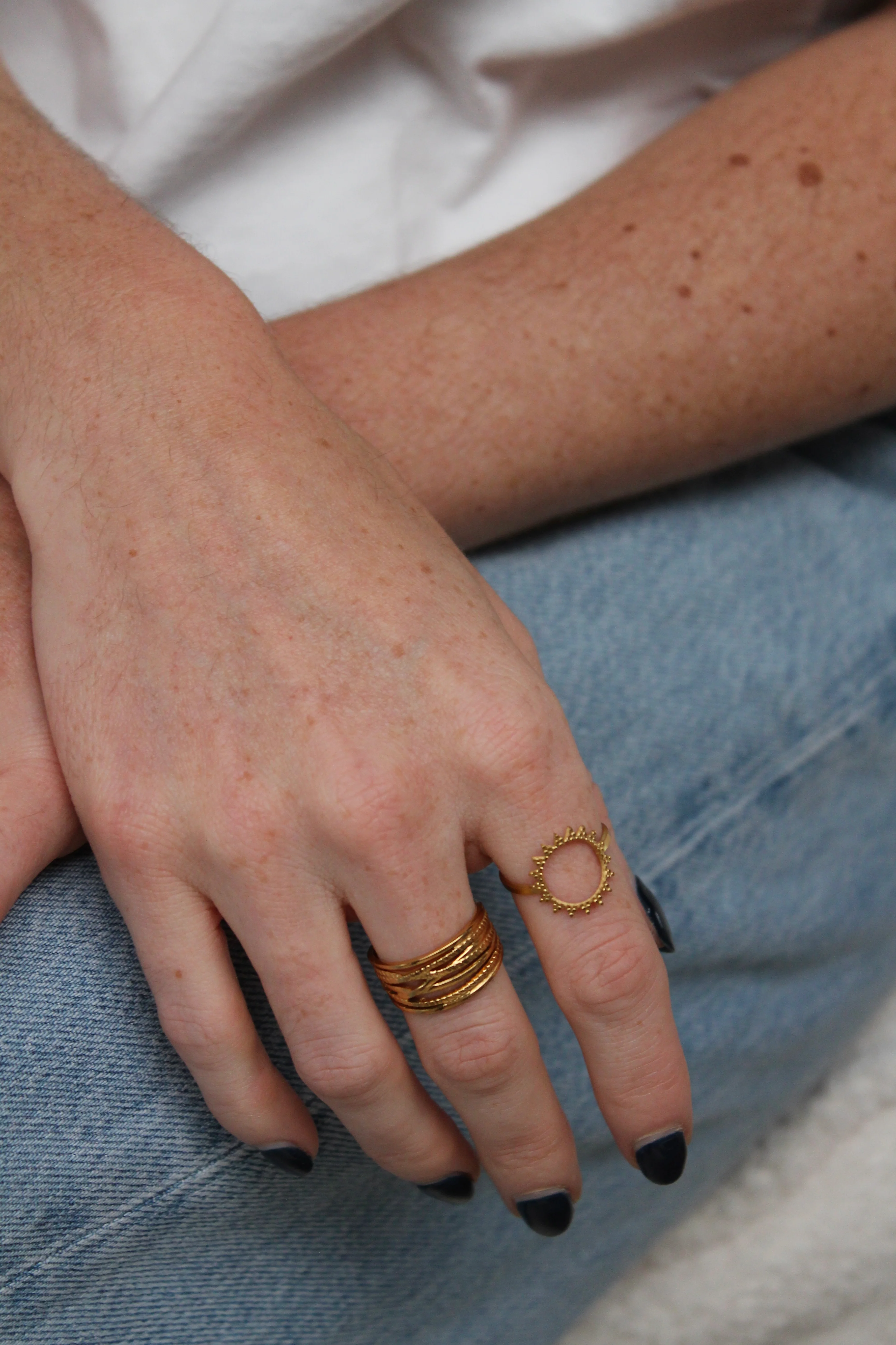 Sweet Sun - Bague - Acier inoxydable - Ajustable - Image 4