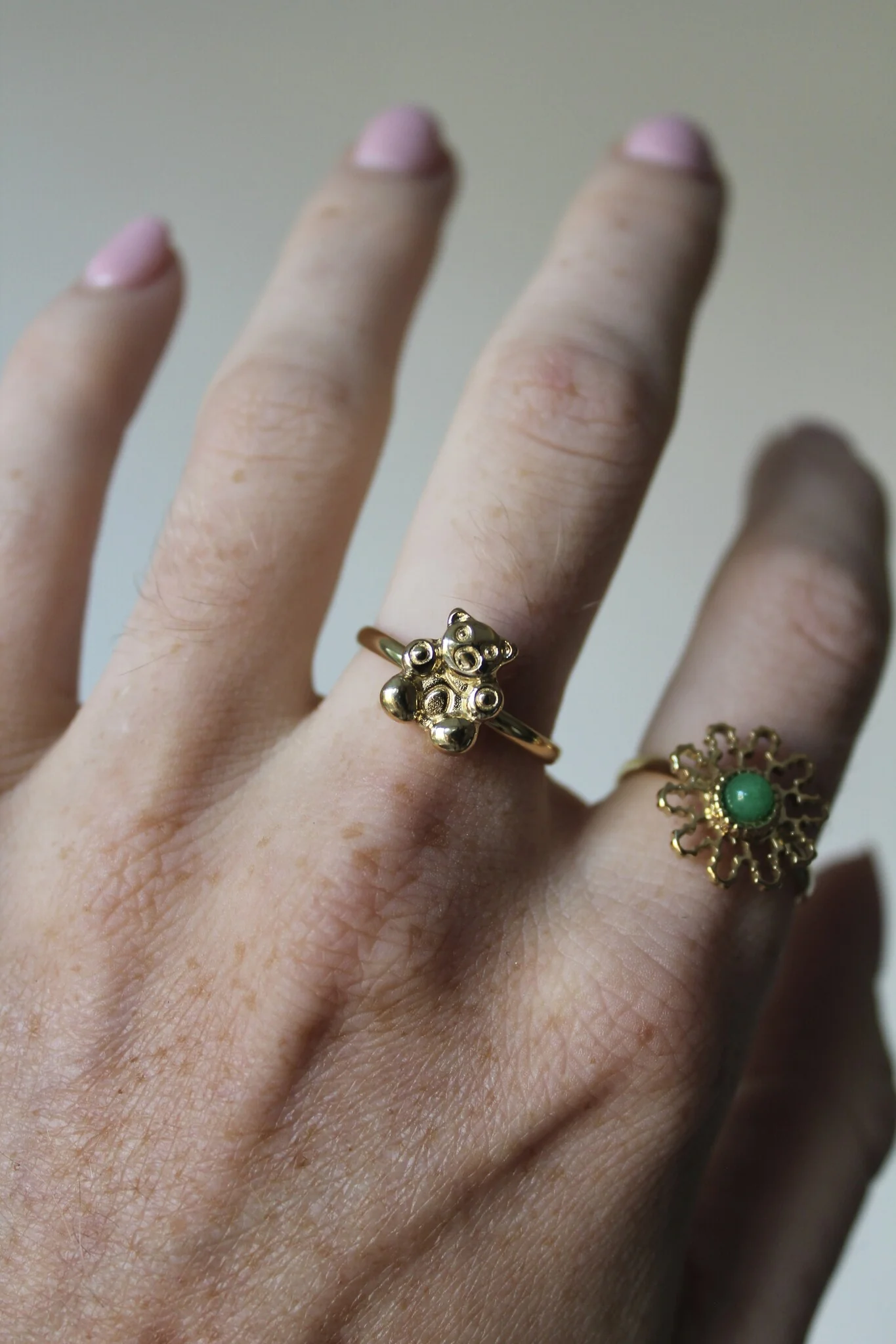 Teddy - Bague - Acier inoxydable - Ajustable - Image 2