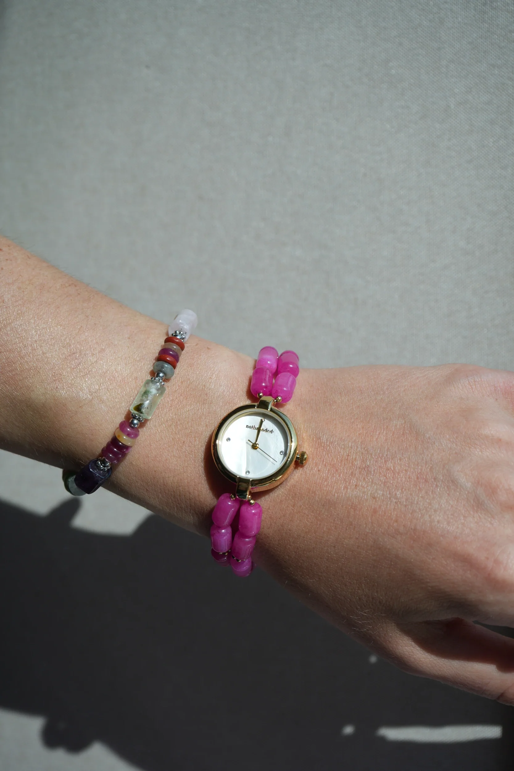 Tess - Montre - Pierre naturelle - Acier inoxydable - Image 3