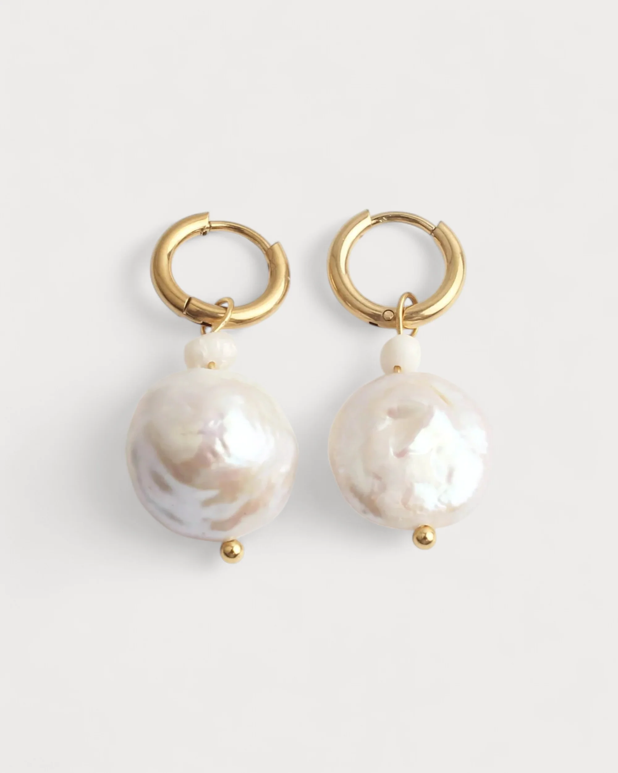 Thalia - Boucles d'oreilles - Perle - Acier inoxydable - Image 3