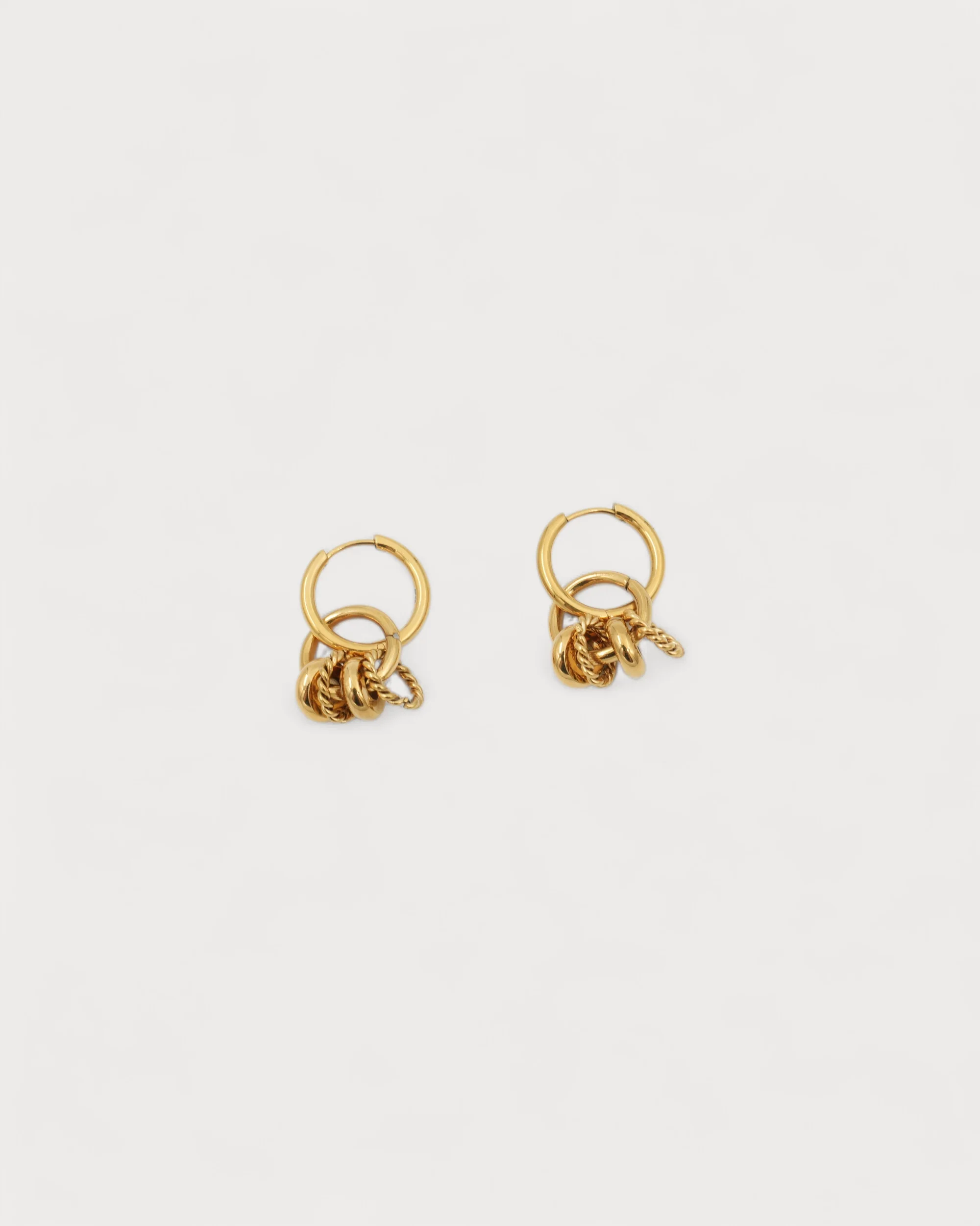 Vajen - Boucles d'oreilles - Acier inoxydable