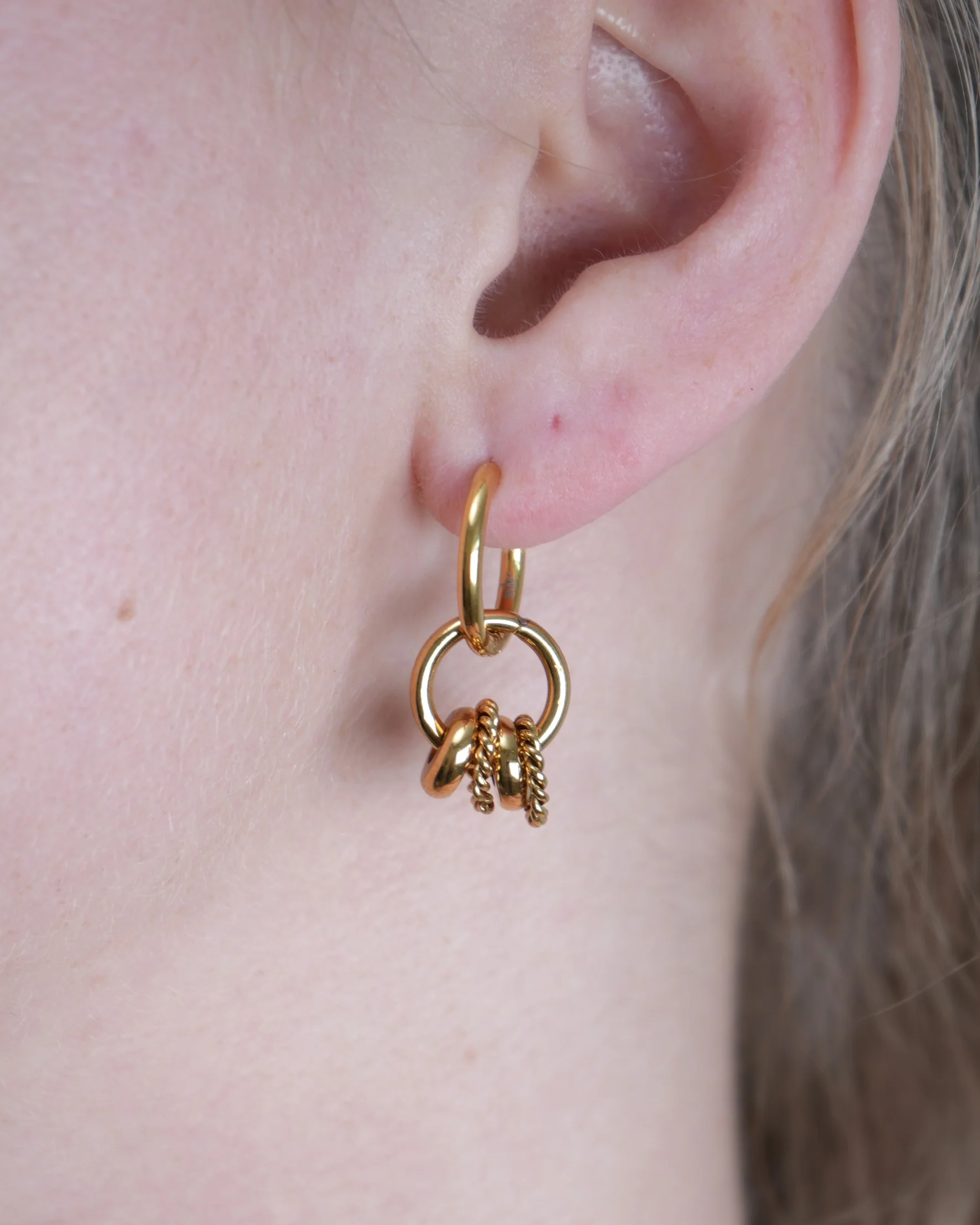 Vajen - Boucles d'oreilles - Acier inoxydable - Image 2