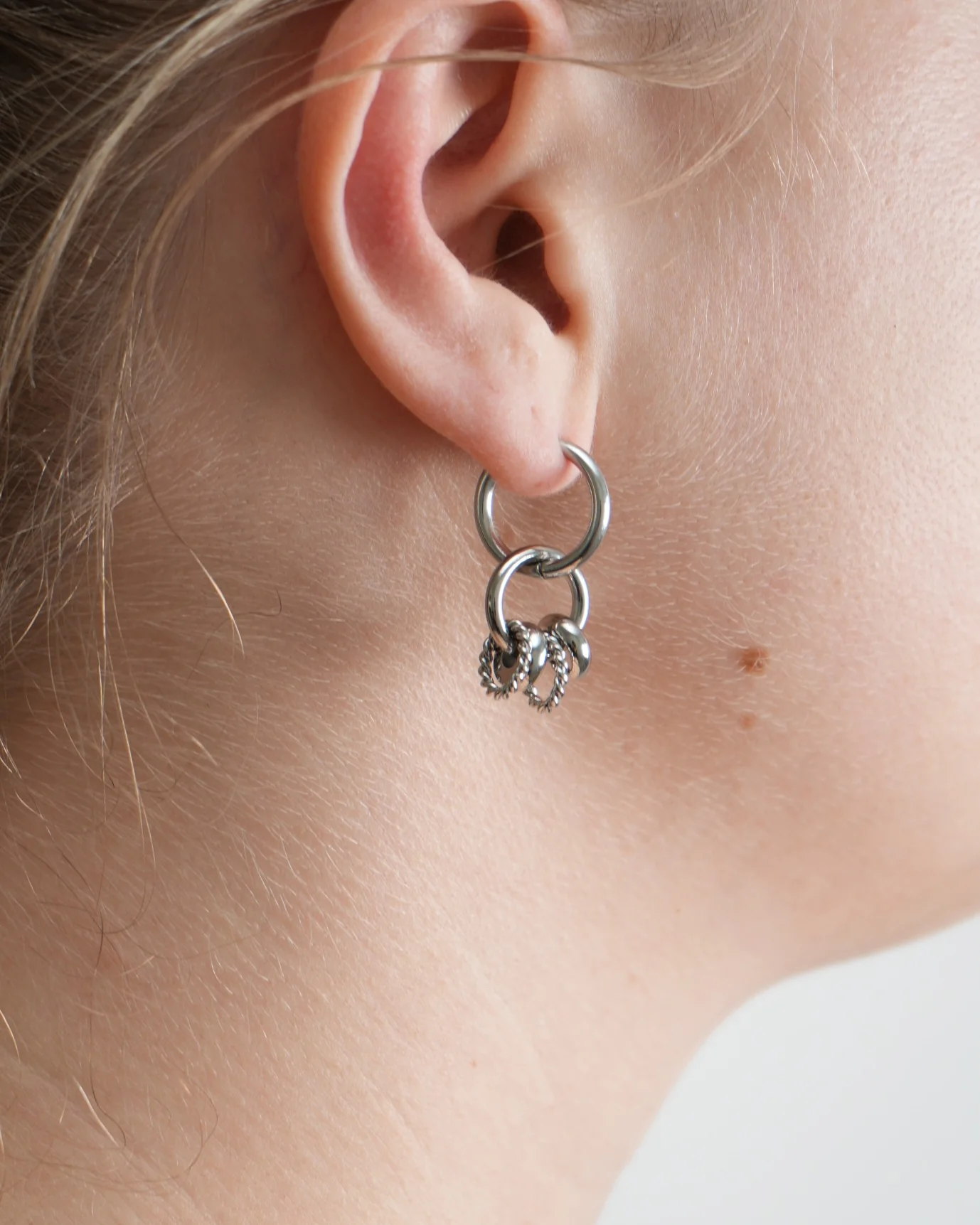 Vajen - Boucles d'oreilles - Acier inoxydable - Image 4