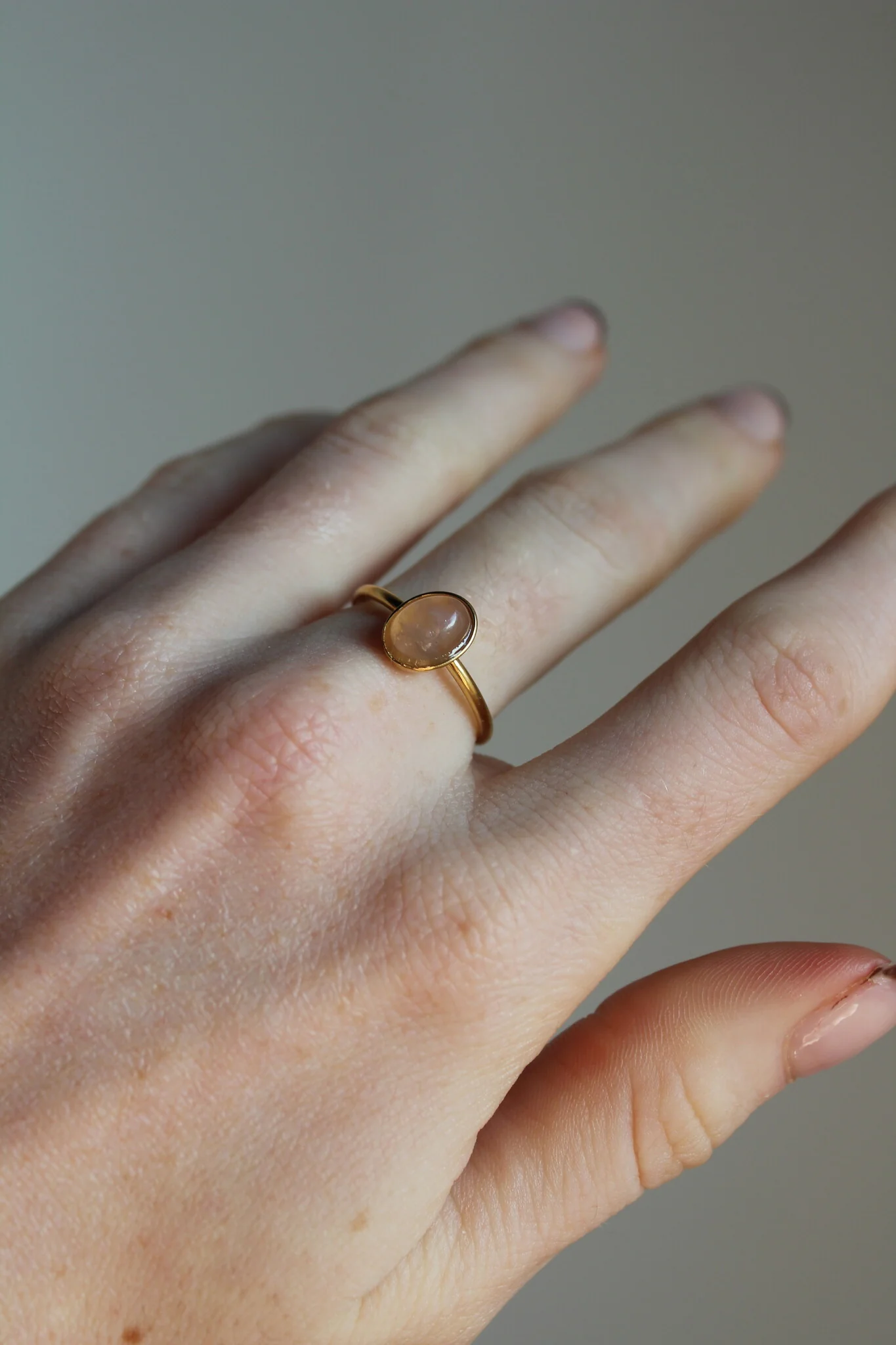 Vive - Bague - Pierre naturelle - Acier inoxydable - Ajustable - Image 6
