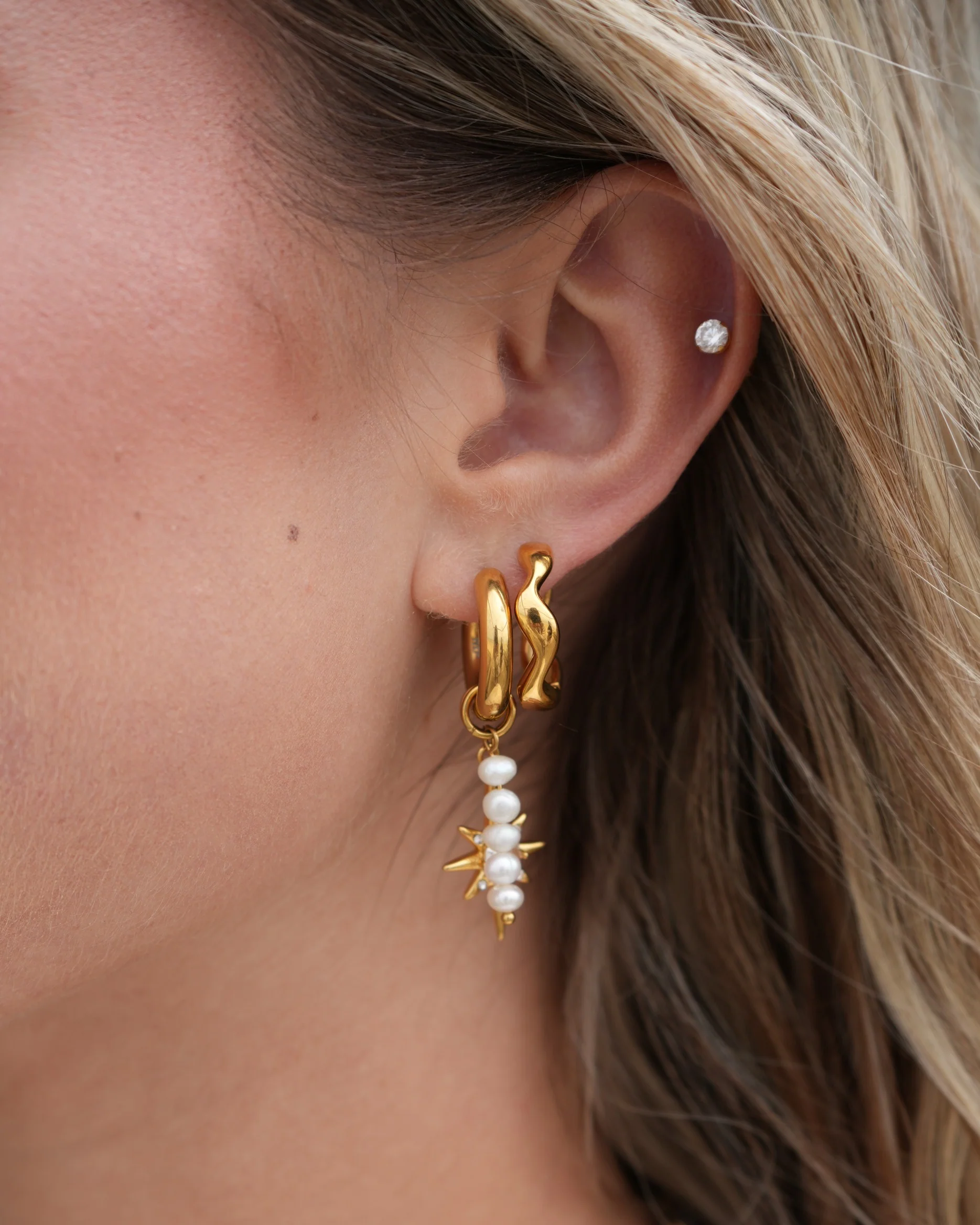 Wendy - Boucles d'oreilles - Acier inoxydable - Image 2