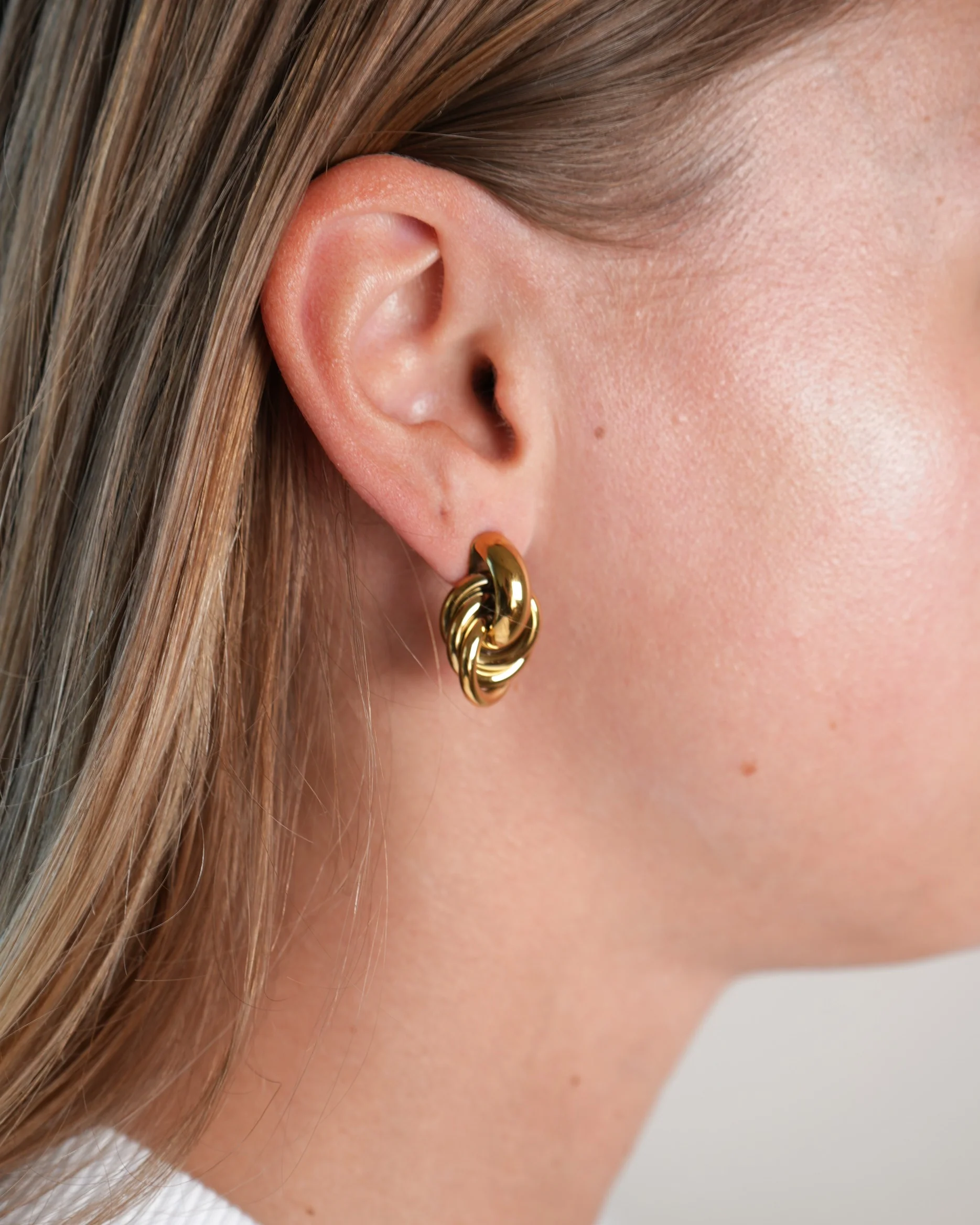 Xarah - Boucles d'oreilles - Notbranded - Acier inoxydable - Image 2